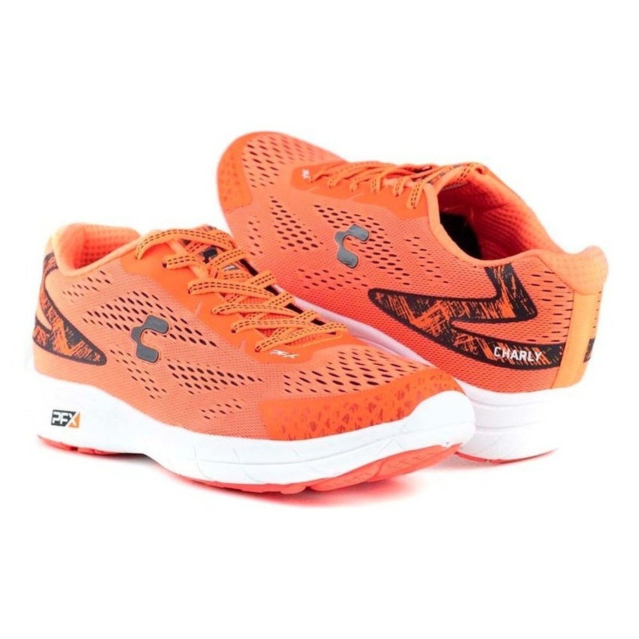 Tenis Sport Walking Pfx Charly 1029225 Coral Negro Original