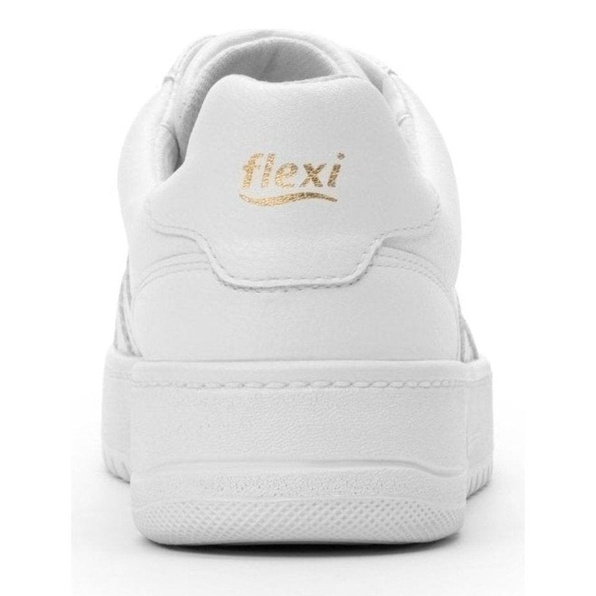 Tenis Urbanos De Suela Gruesa Flexi 103504 Blanco Original