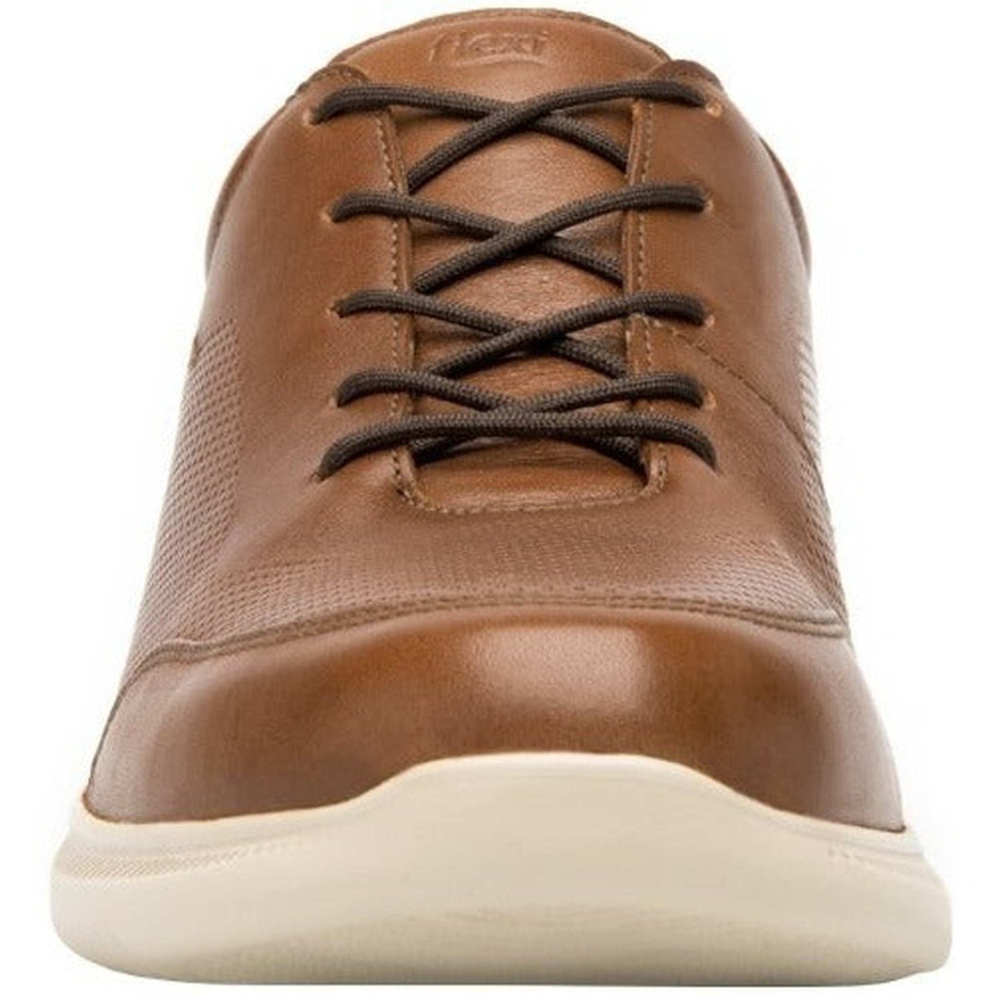 Zapato Flexi Para Hombre Tipo Derby 413005 Tan Flowtek