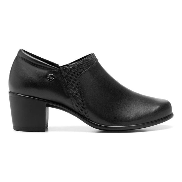 Zapato De Tacon Mujer Flexi Semi Vestir 110413 Negro Cierre