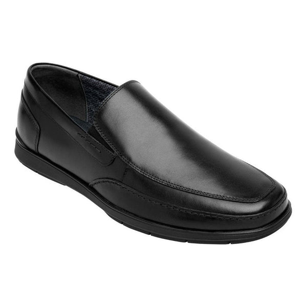 Mocasin Clasico Negro Para Hombre Flexi Slip On 413701 Loafe