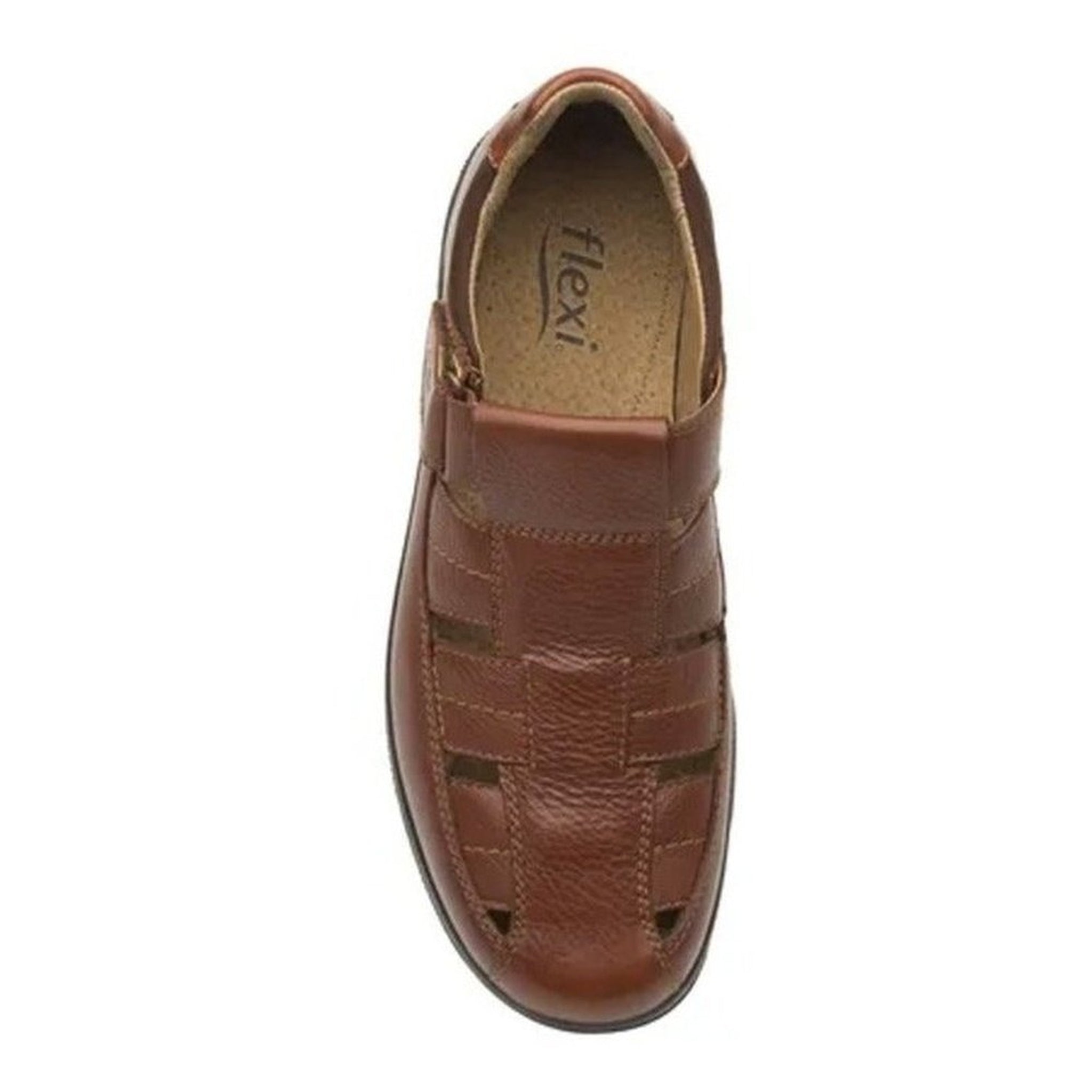 Flexi Sandalia Para Hombre Urbana 50807 Piel Graneada Tan»