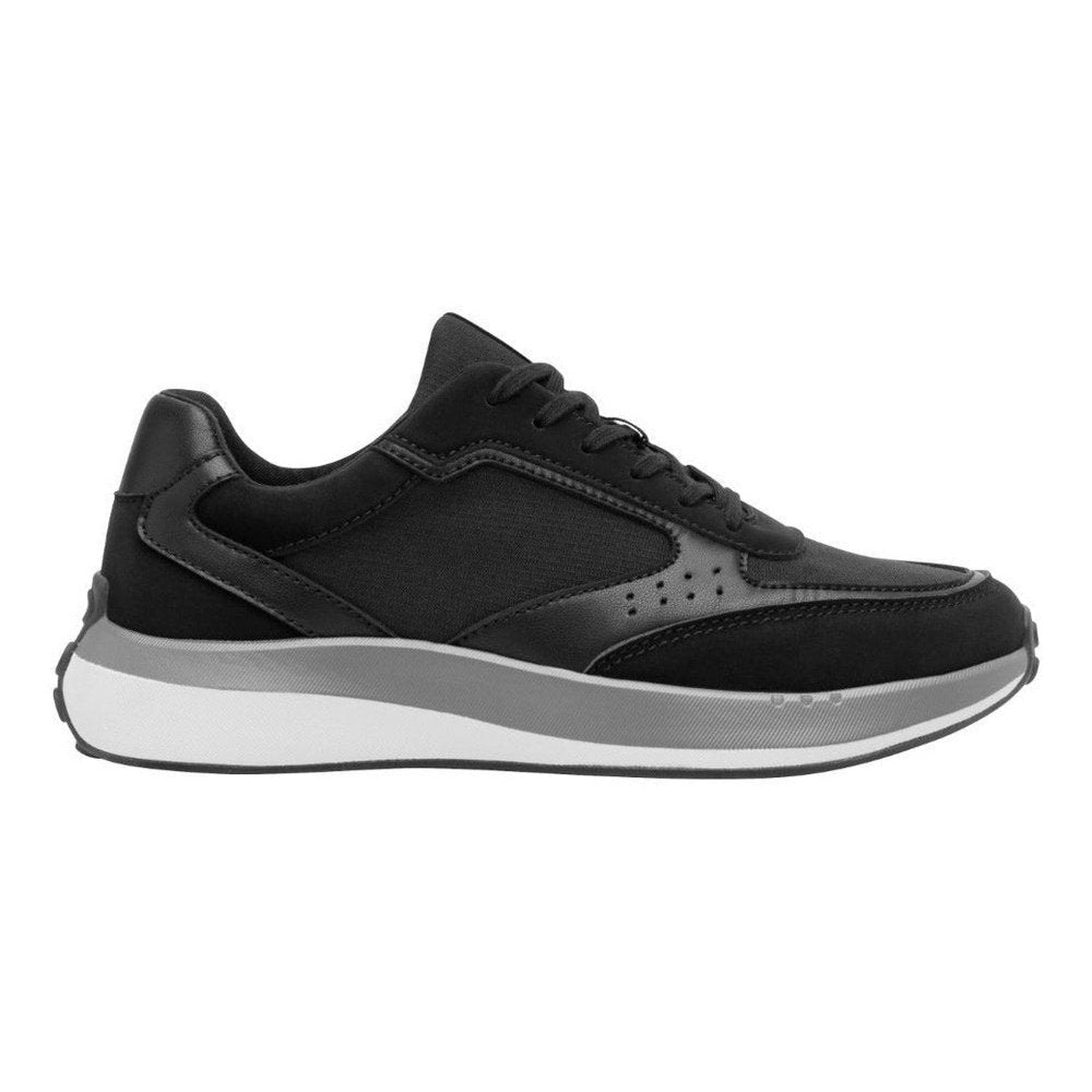 Tenis De Hombre Casual Flexi 413901 Negro Suela Extr Liviana