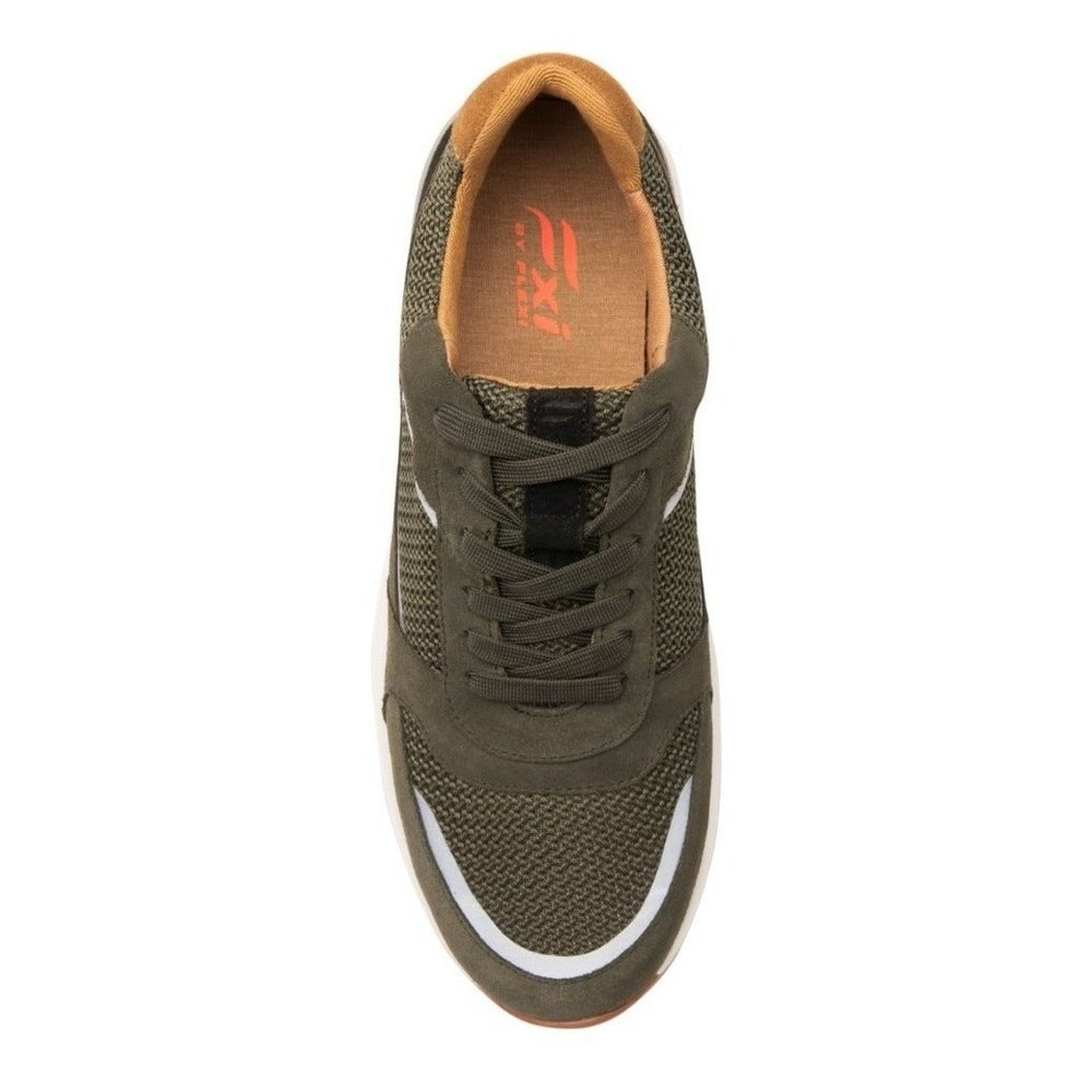 Tenis Urbano Moda Flexi Hombre 406903 Olivo Gamuza Original