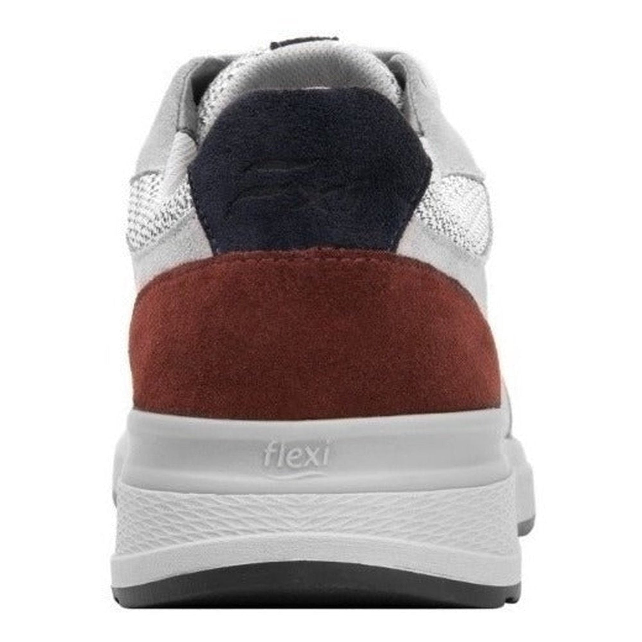 Tenis Urbano Para Hombre Flexi Moda 406903 Gris Piel Gamuza