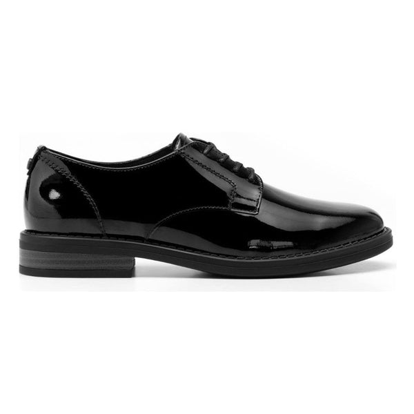 Zapato Escolar De Charol Flexi 126901 Negro Derby Original