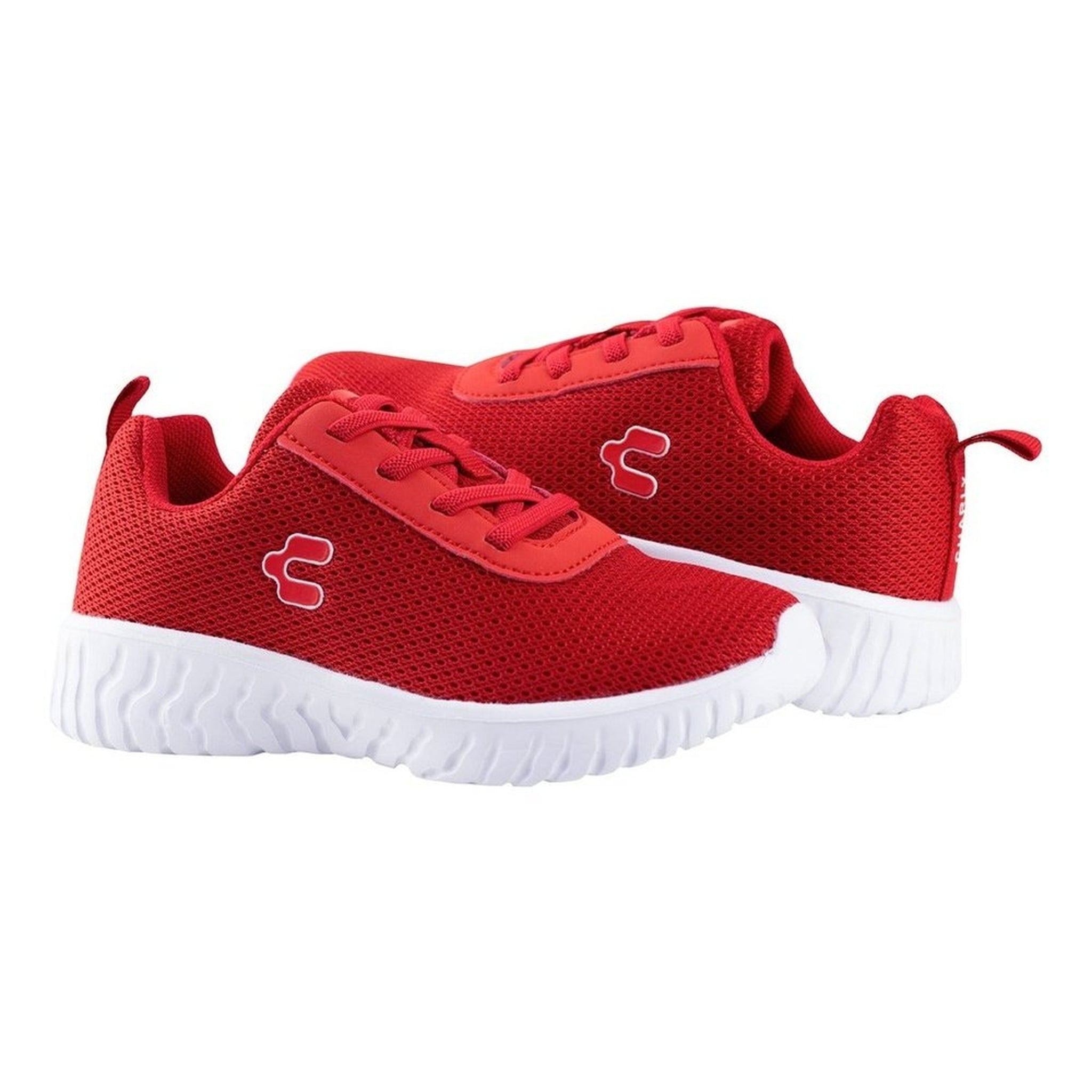 Tenis Rojo Para Niño Charly Kids Running Sport 1098314 Bco~