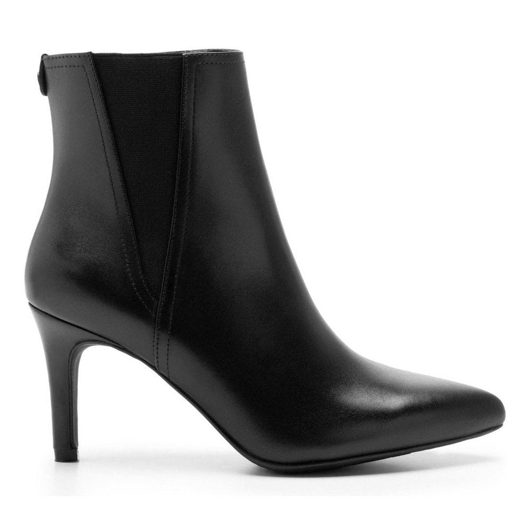 Botines Con Tacon Semi Vestir Para Mujer Flexi 104512 Negro