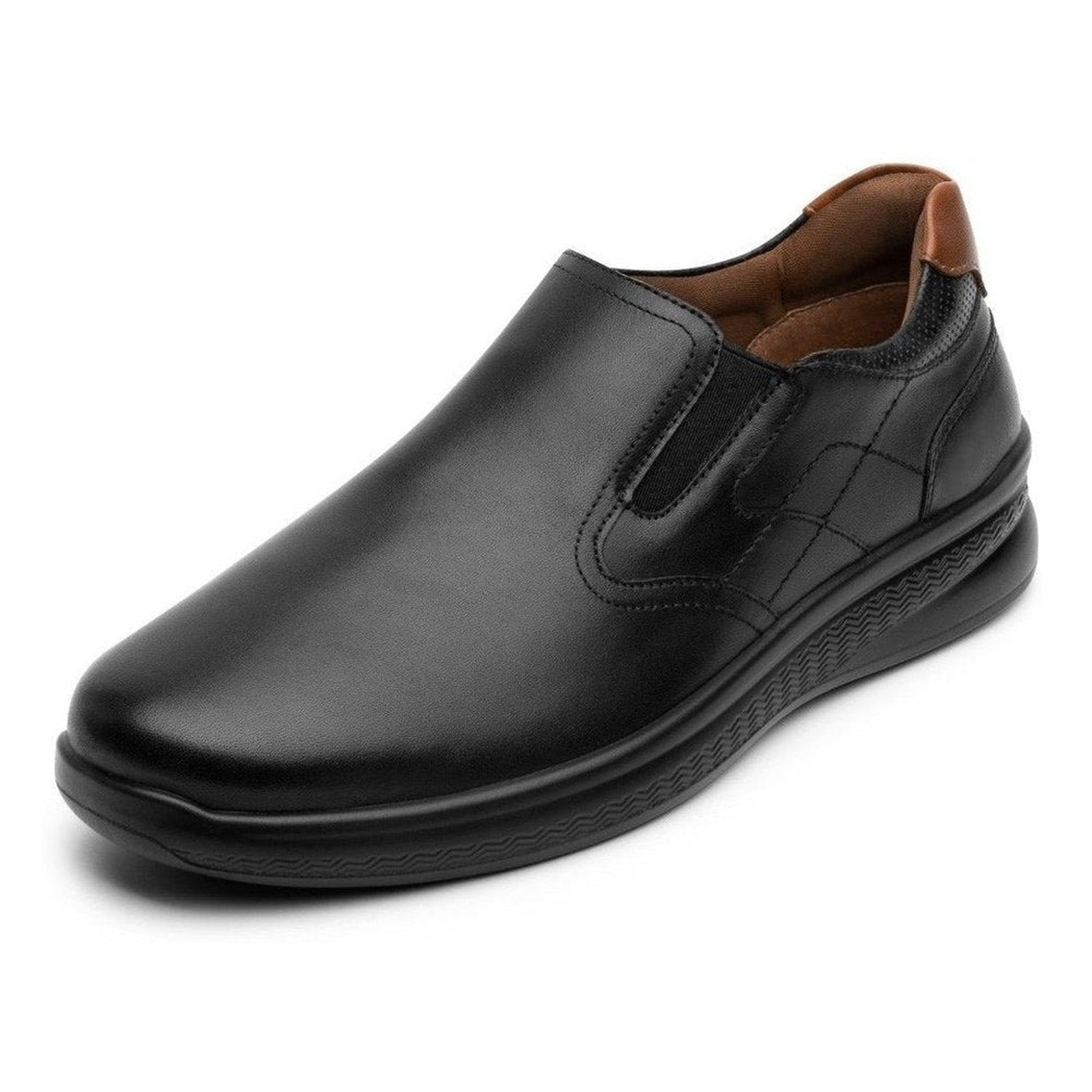Mocasin Flexi Hombre Piel Casual 408203 Negro Originales
