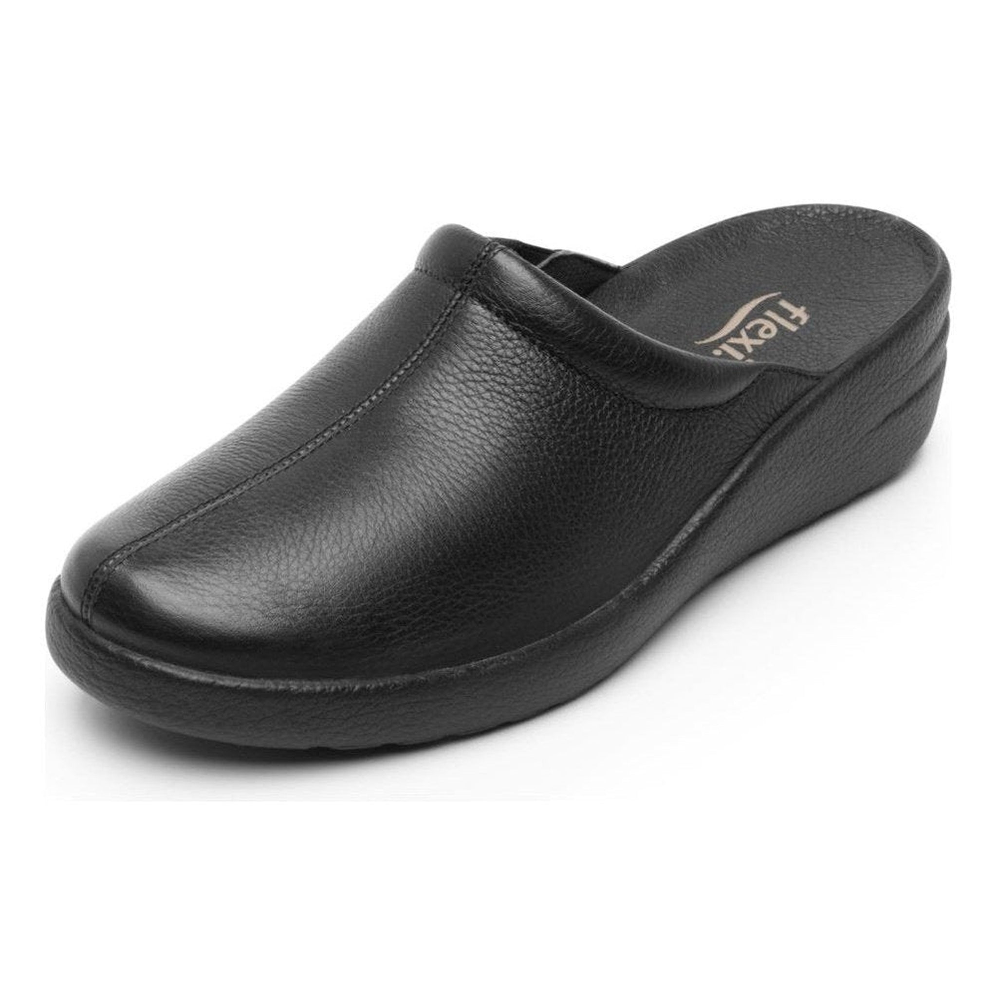 Zapato Confort Para Mujer Flexi Tipo Mule 108610 Negro Moda