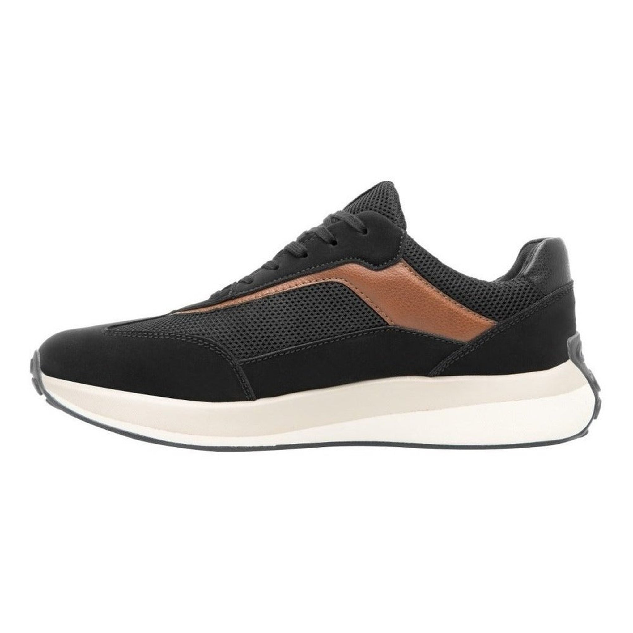 Tenis Clásicos Para Hombre Moda Casuales Flexi 413902 Negro