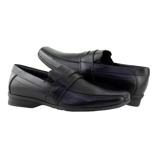 Zapatos Hombre Tipo Mocasin Oficina Flexi 402203 Negro