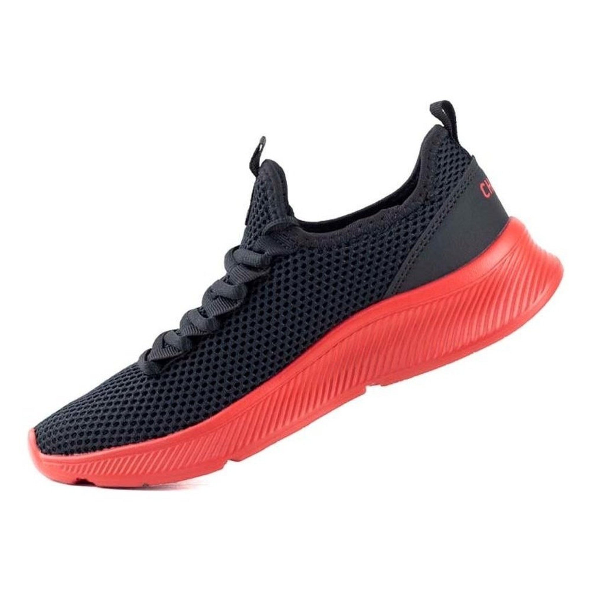Tenis Hombre Charly Running Para Correr 1029988 Negro Roj