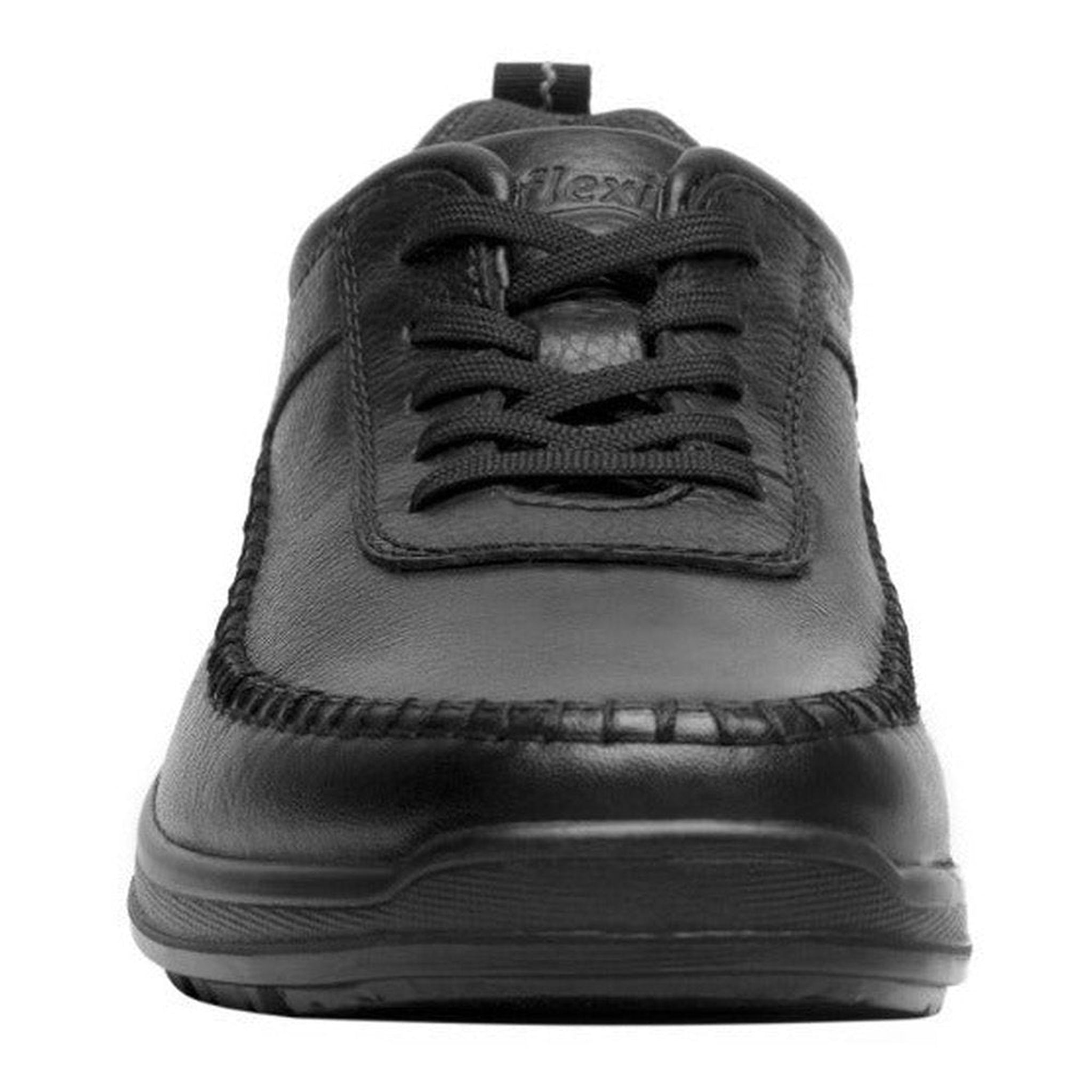 Zapato Choclo Flexi Casual De Piel 50812 Negro De Hombre