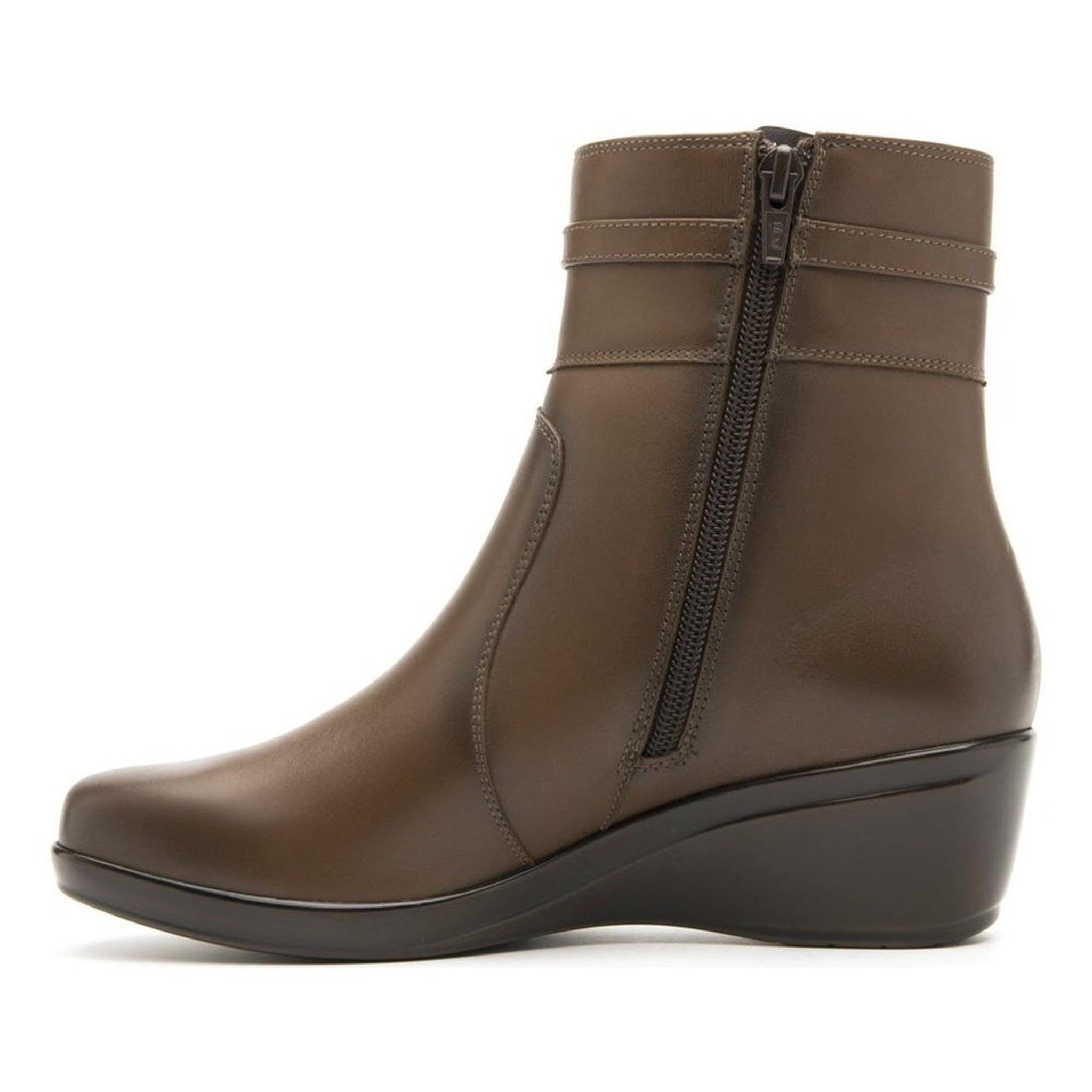 Botin Casual De Mujer Flexi 45232 Tan Hebilla Superior Moda