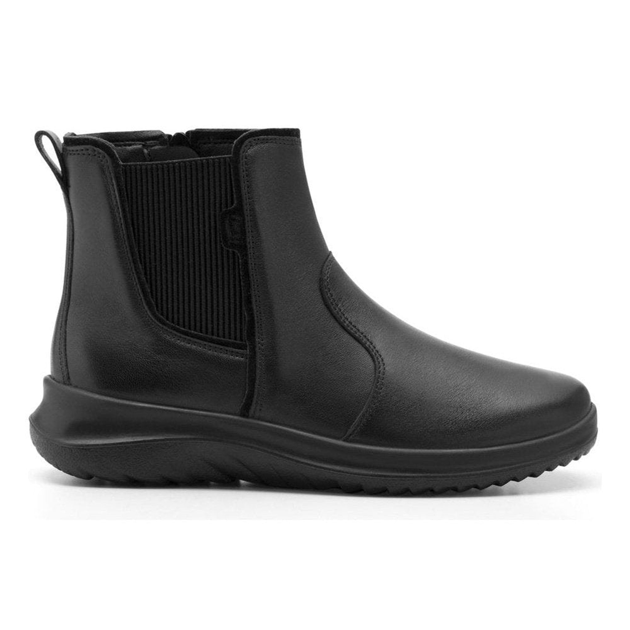 Botines Flexi Country Cierre Interno Mujer 125902 Negro Moda