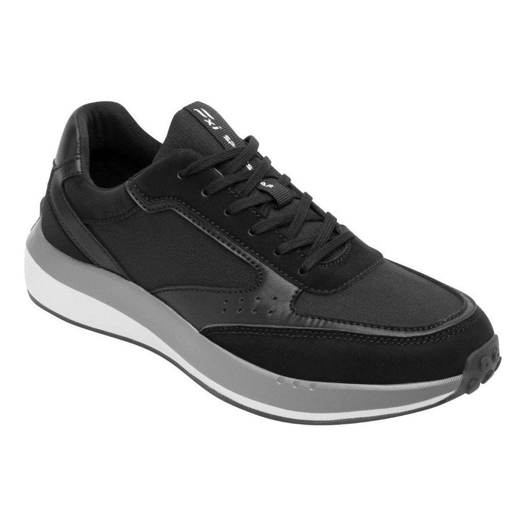 Tenis De Hombre Casual Flexi 413901 Negro Suela Extr Liviana