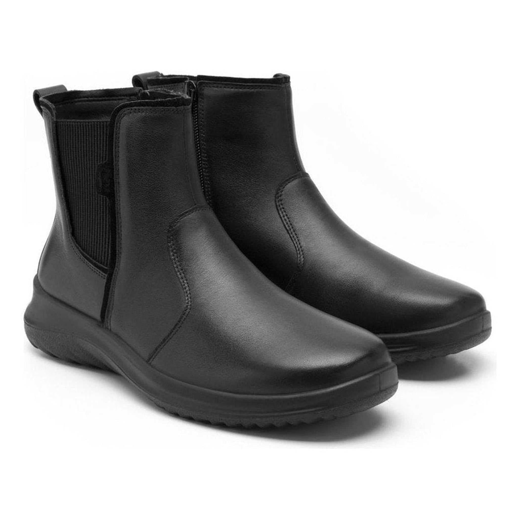 Botines Flexi Country Cierre Interno Mujer 125902 Negro Moda