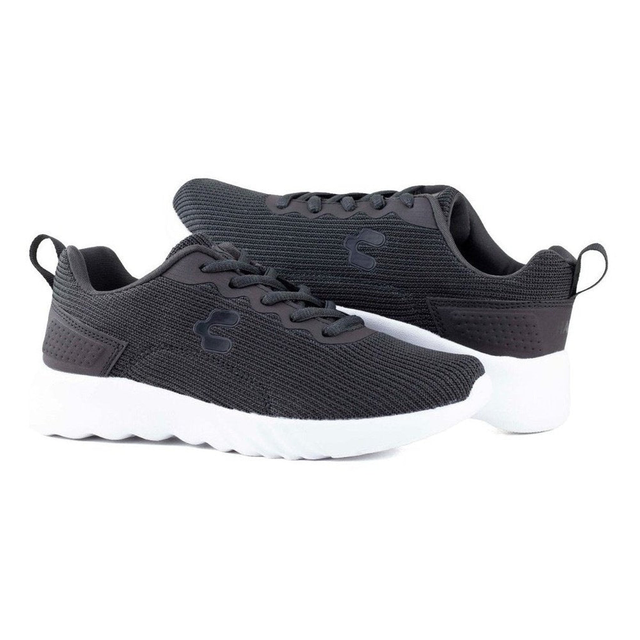 Tenis Charly Running Hombre Suela Gruesa 1029922 Gris Ngr