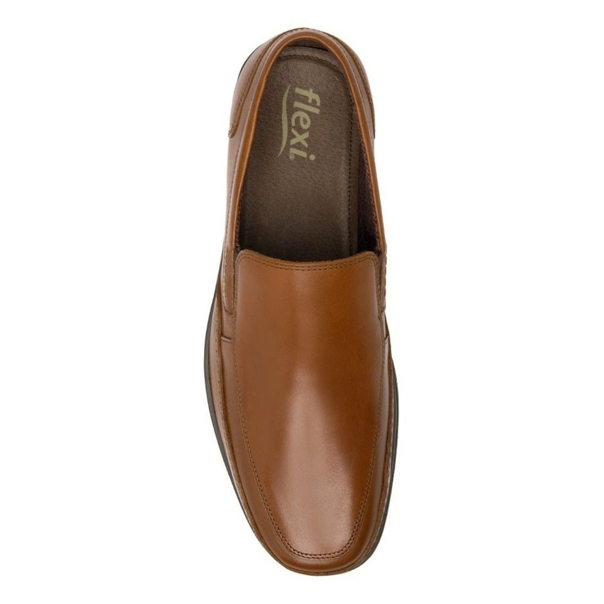 Mocasines Flexi Hombre Para Semivestir Slip On 413701 Tan~