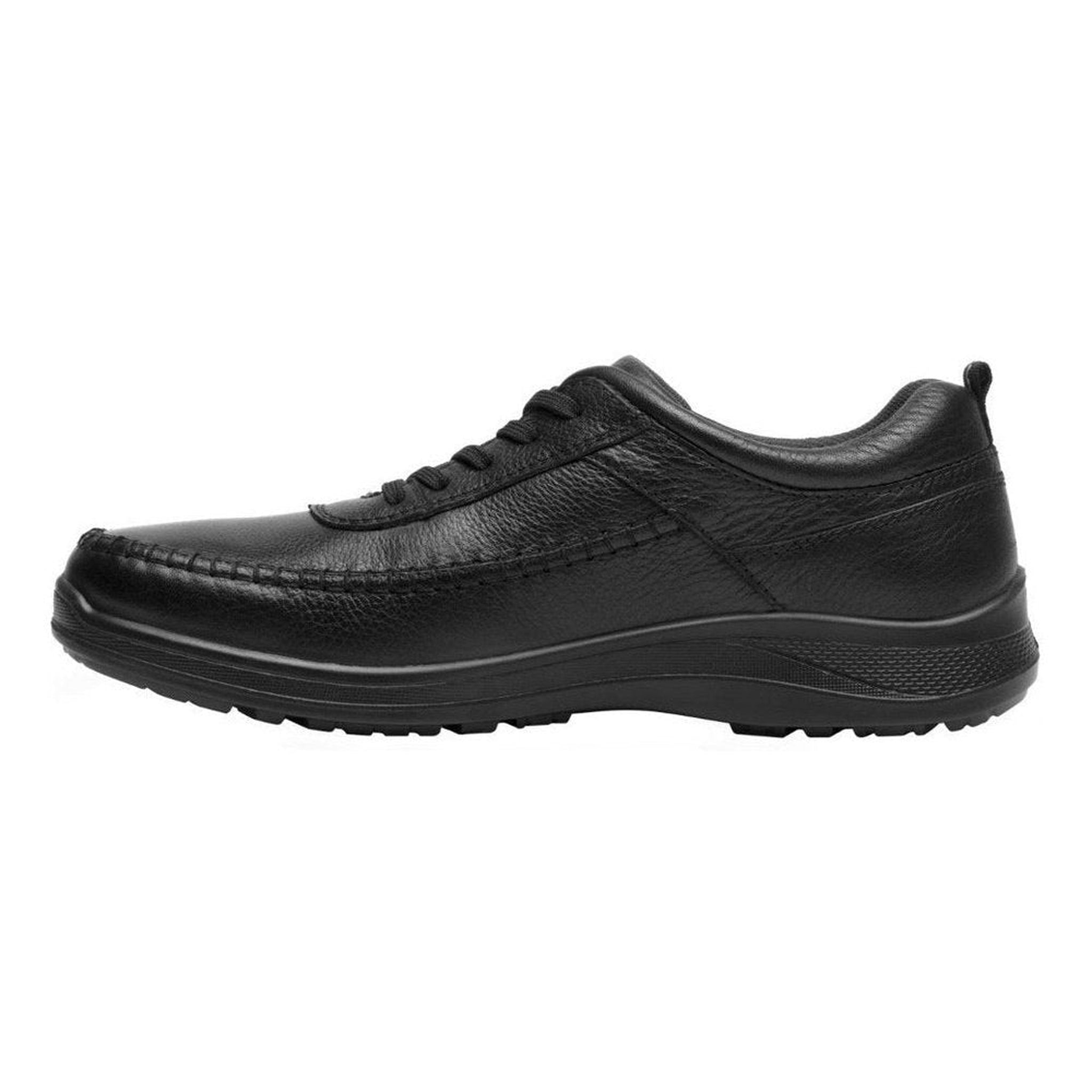 Zapato Choclo Flexi Casual De Piel 50812 Negro De Hombre