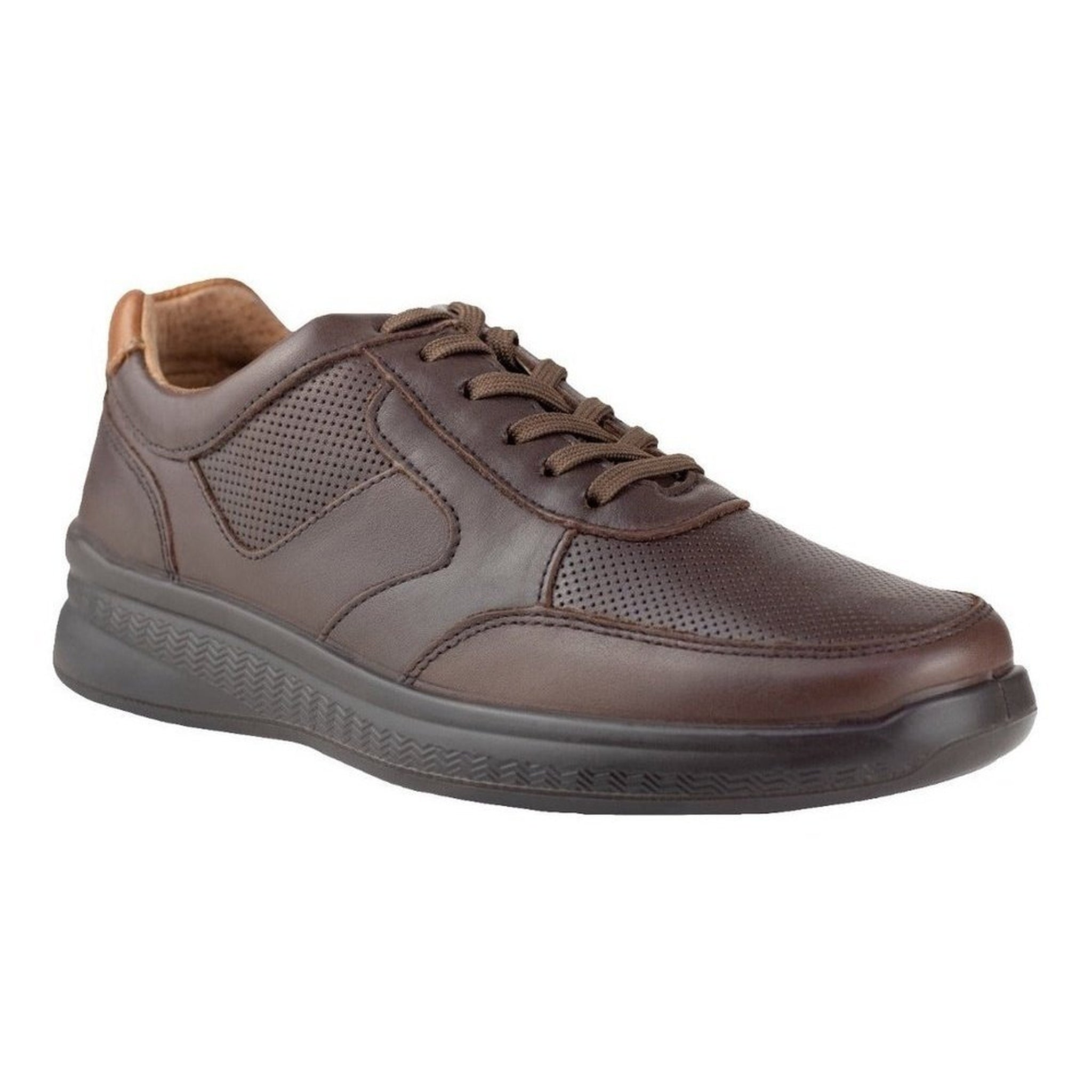 Zapato Hombre Oxford Flexi Piel 408204 Chocolate Suela Liger