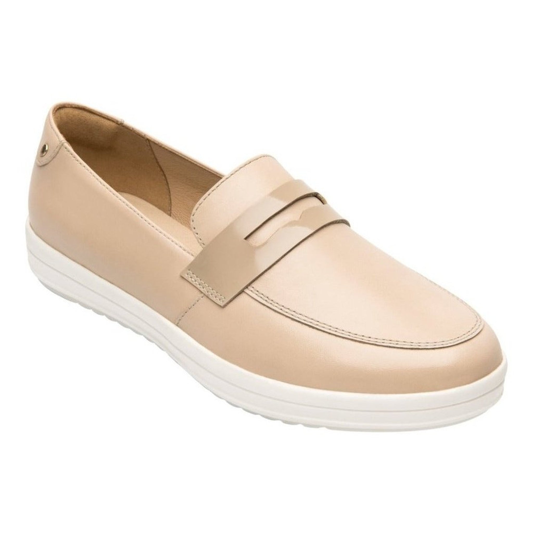 Zapato Casual Flexi Para Mujer Estilo Loafer 109403 Beige Original