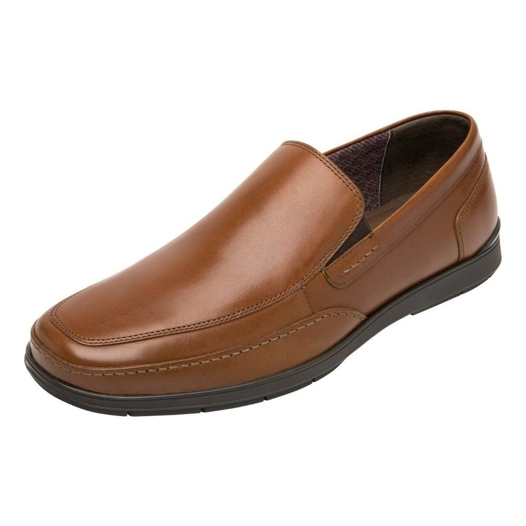 Mocasines Flexi Hombre Para Semivestir Slip On 413701 Tan~