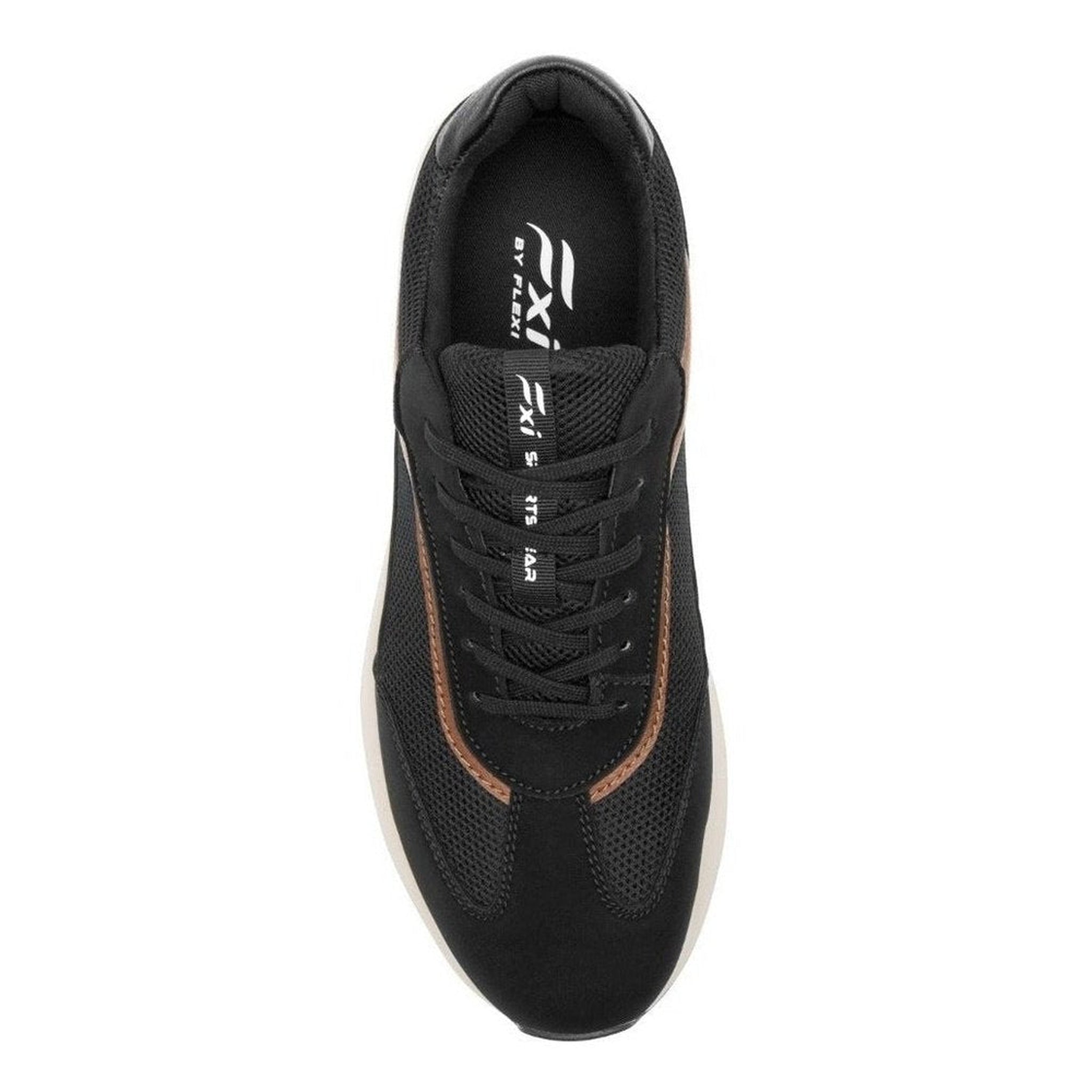 Tenis Clásicos Para Hombre Moda Casuales Flexi 413902 Negro