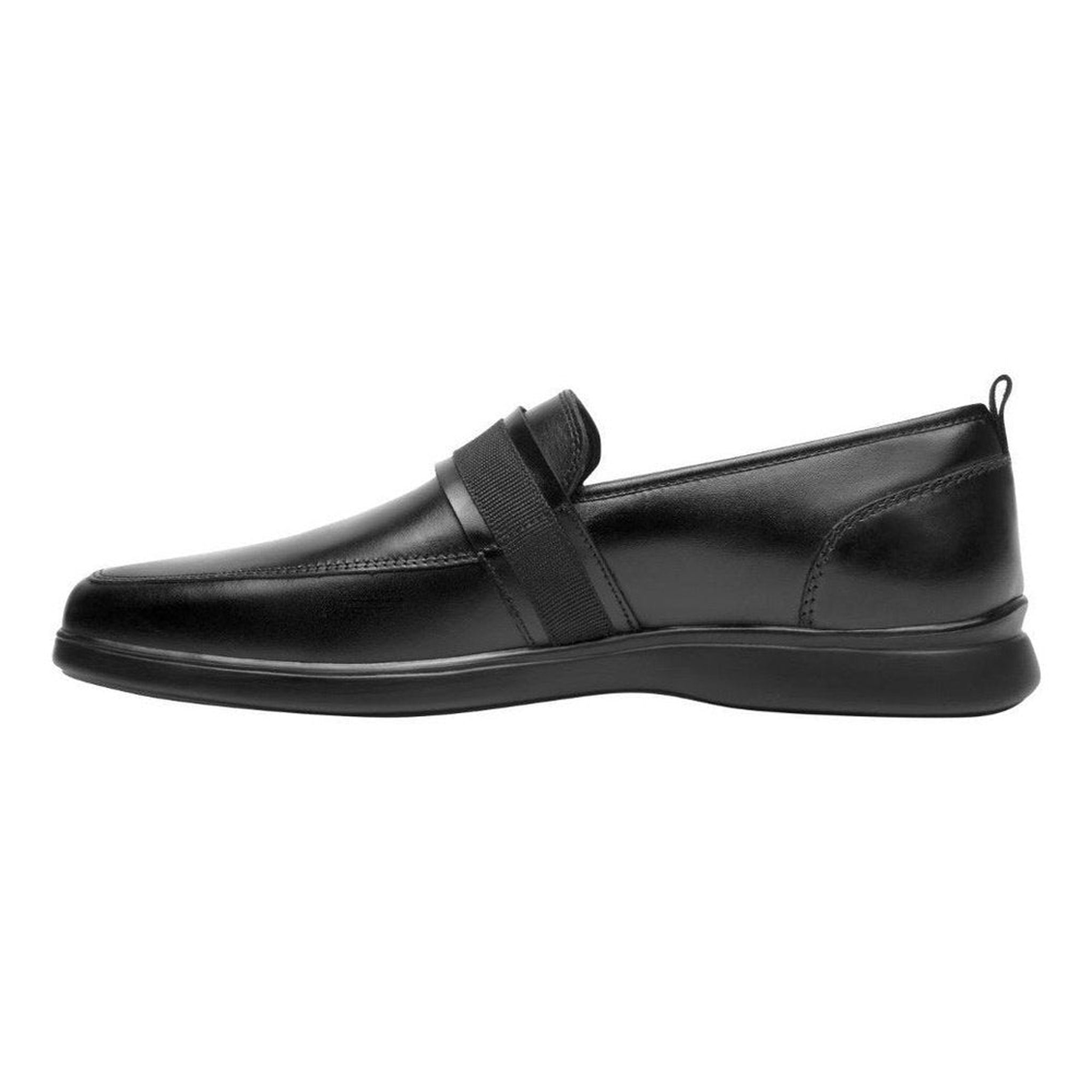 Mocasin De Vestir Hombre Flexi 409905 Negro Deta. Herraje