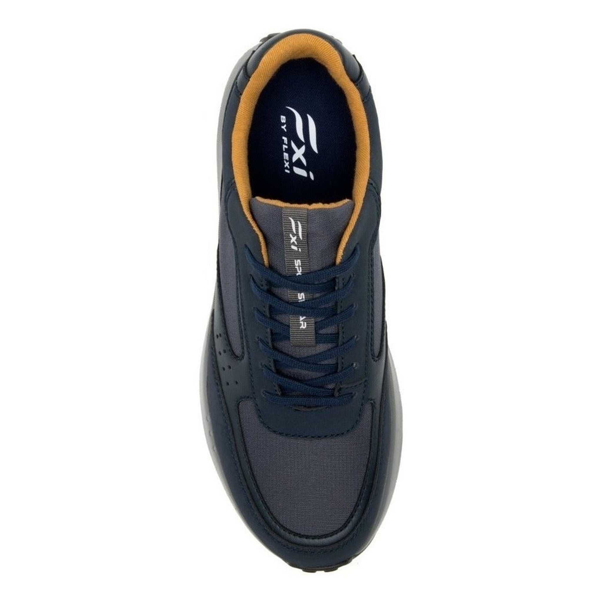 Tenis Casual De Hombre Flexi 413901 Azul Extra Comodo Sintet
