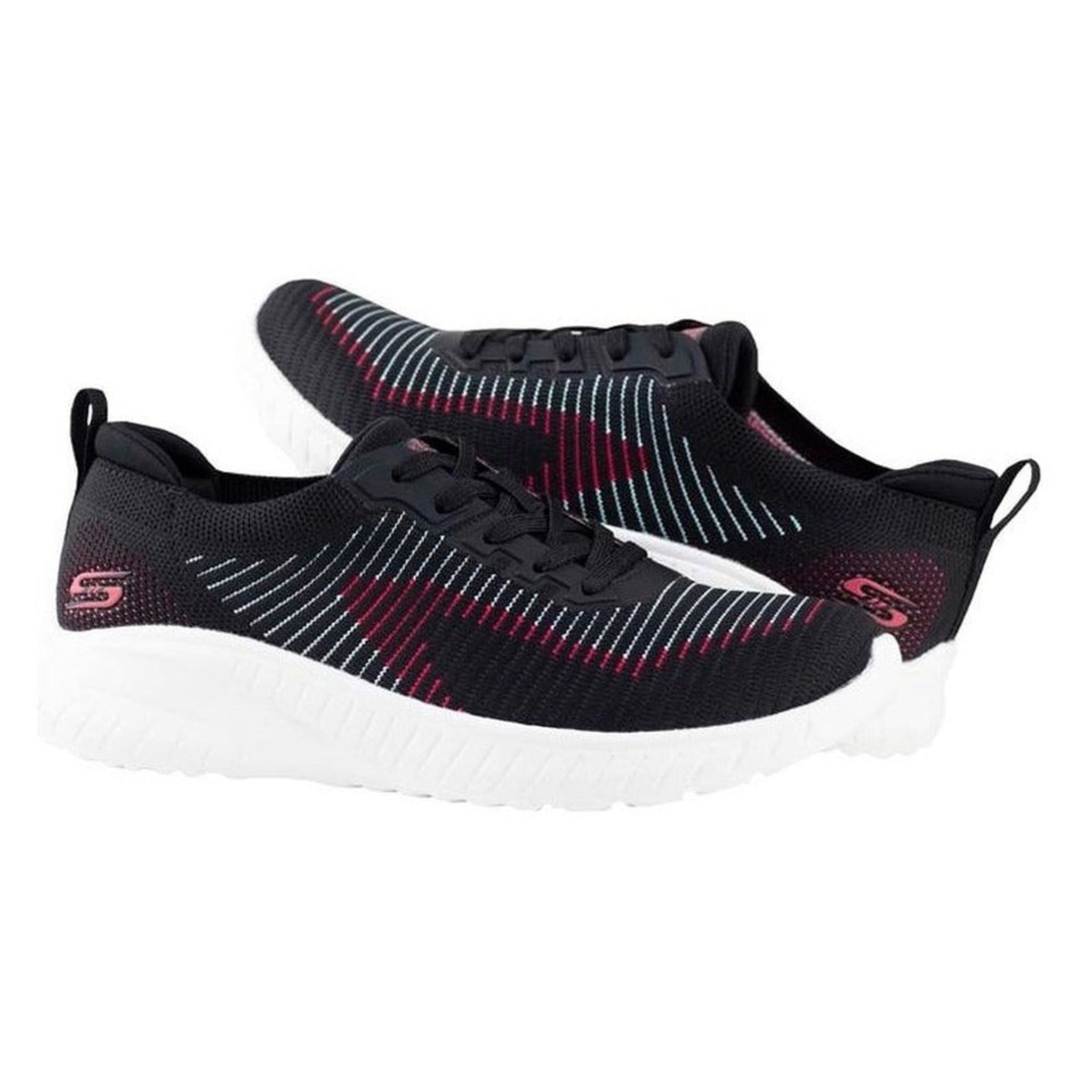 Tenis Skechers Para Correr Bobs Sport 117207 Negro Multicolo