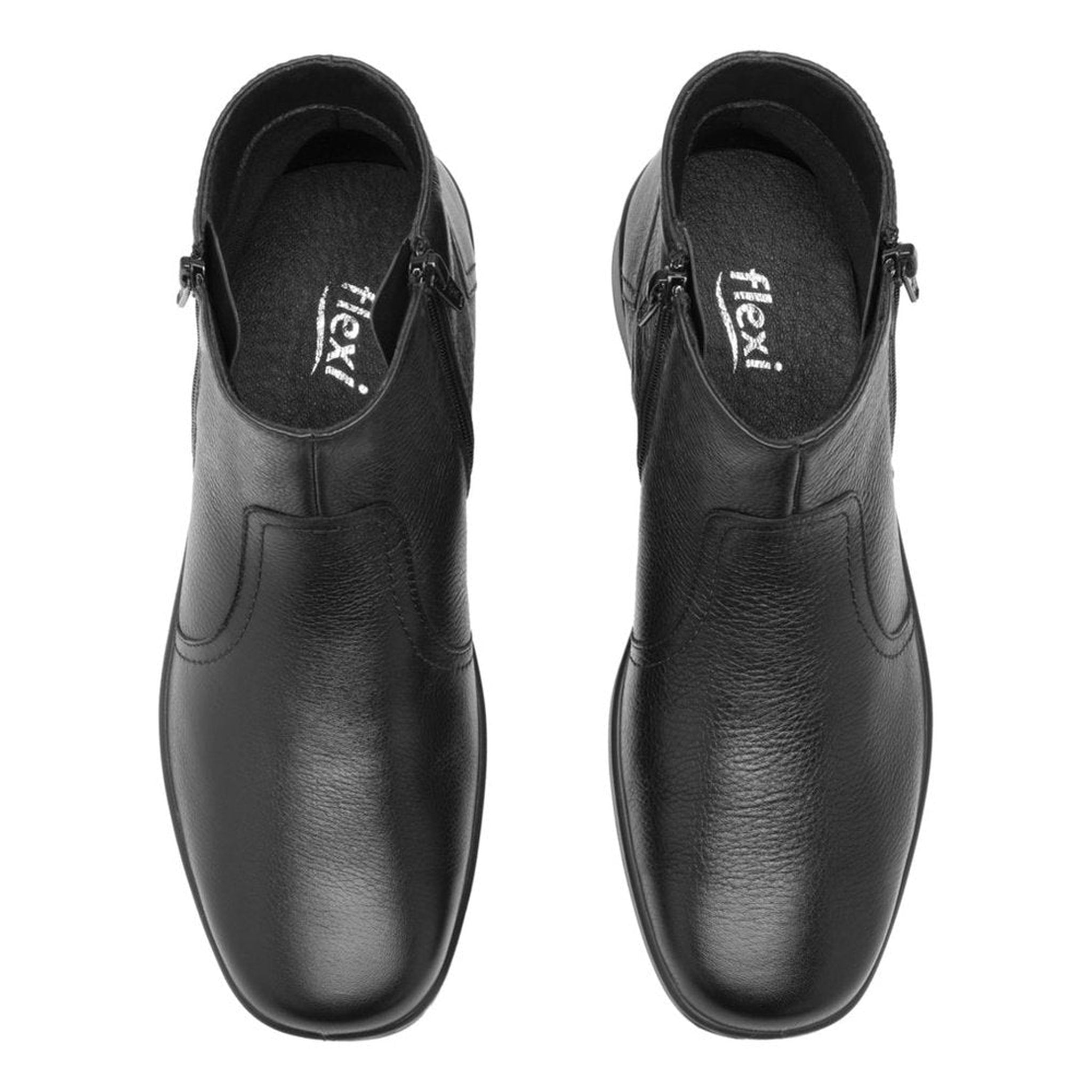 Botin Flexi Mujer 124504 Negro Cierre Lateral Doble Plantilla