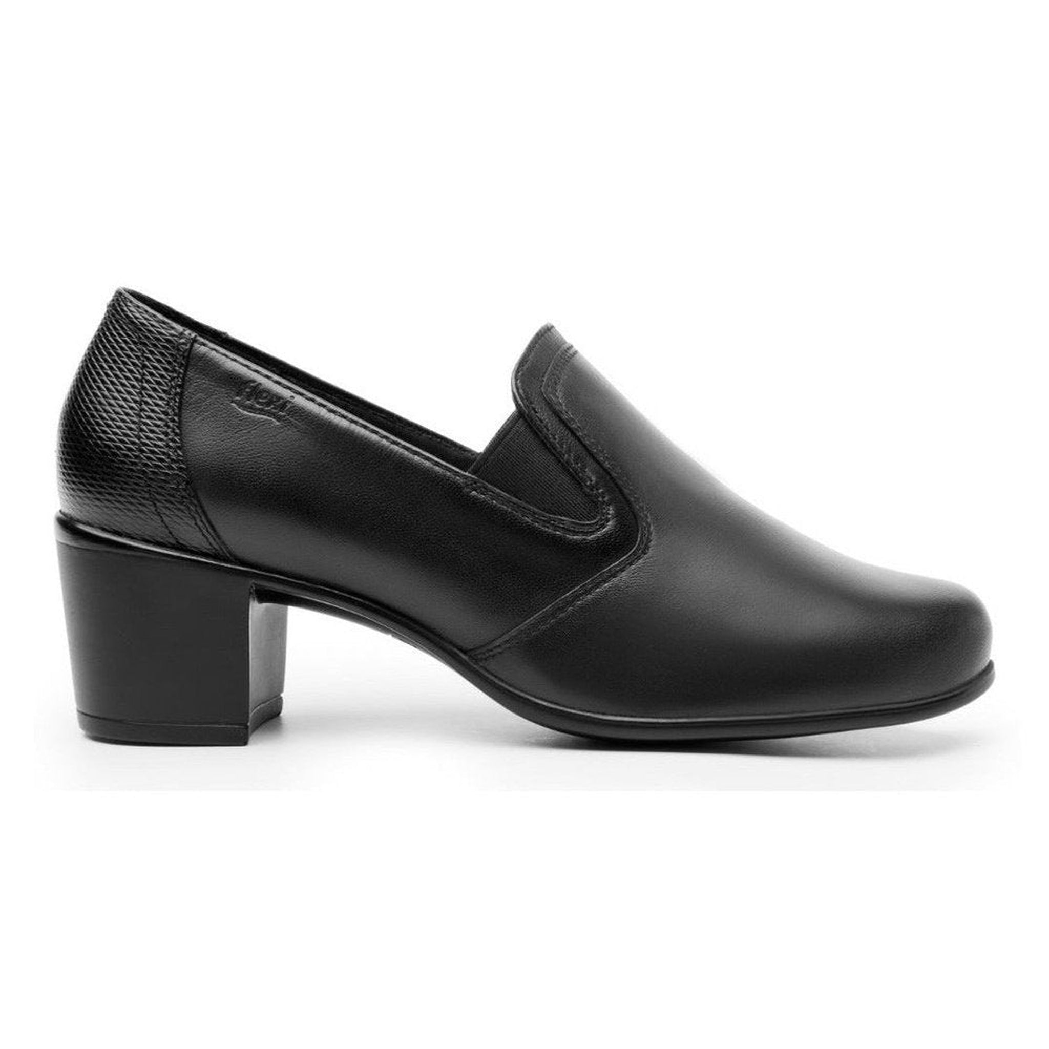 Zapato Tacón Casual Para Mujer Flexi 110401 Negro Original