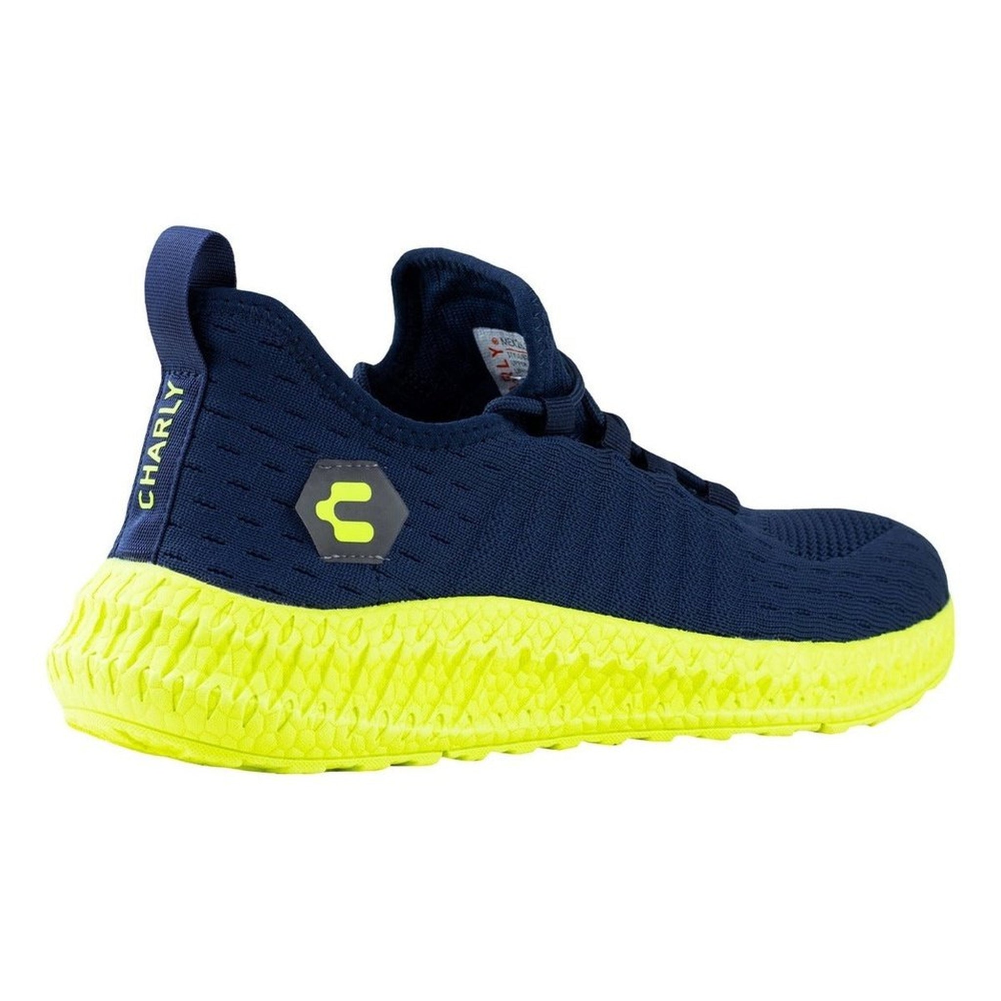 Tenis Running Charly Mikado 1086108 Marino Limón Para Correr