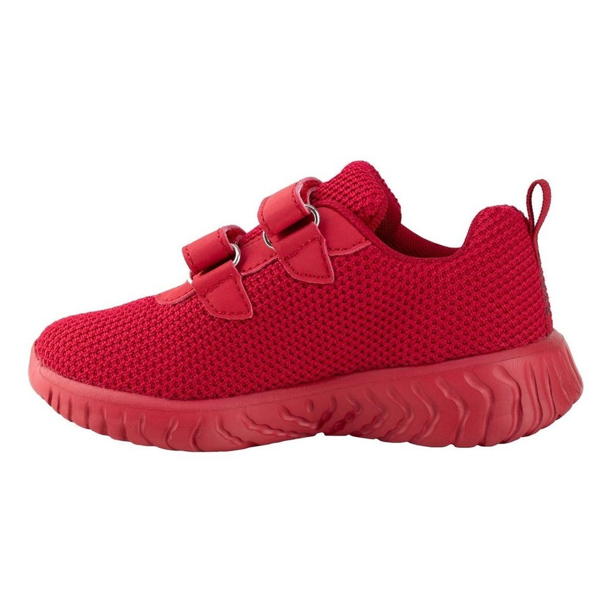 Tenis De Niño Running Charly Kids 1098142 Rojo Doble Velcro
