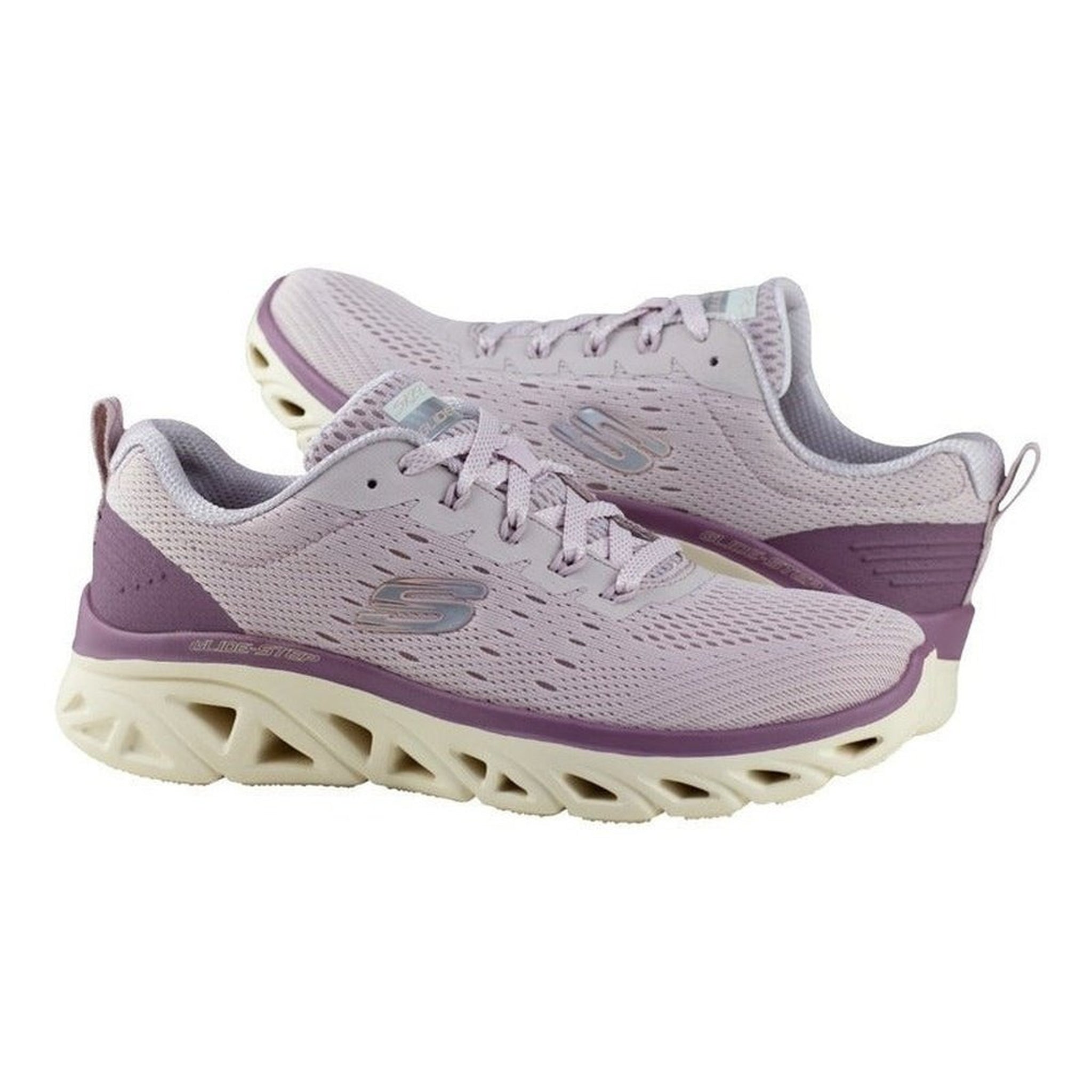Tenis Skechers Running Mujer 149927 Glide-step Lavanda Rosa