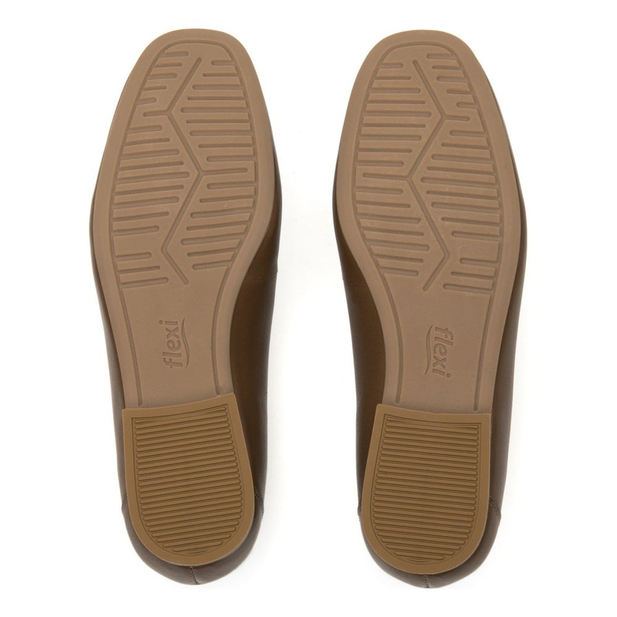 Ballerina Estilo Flats Confort Para Mujer Flexi 119901 Café