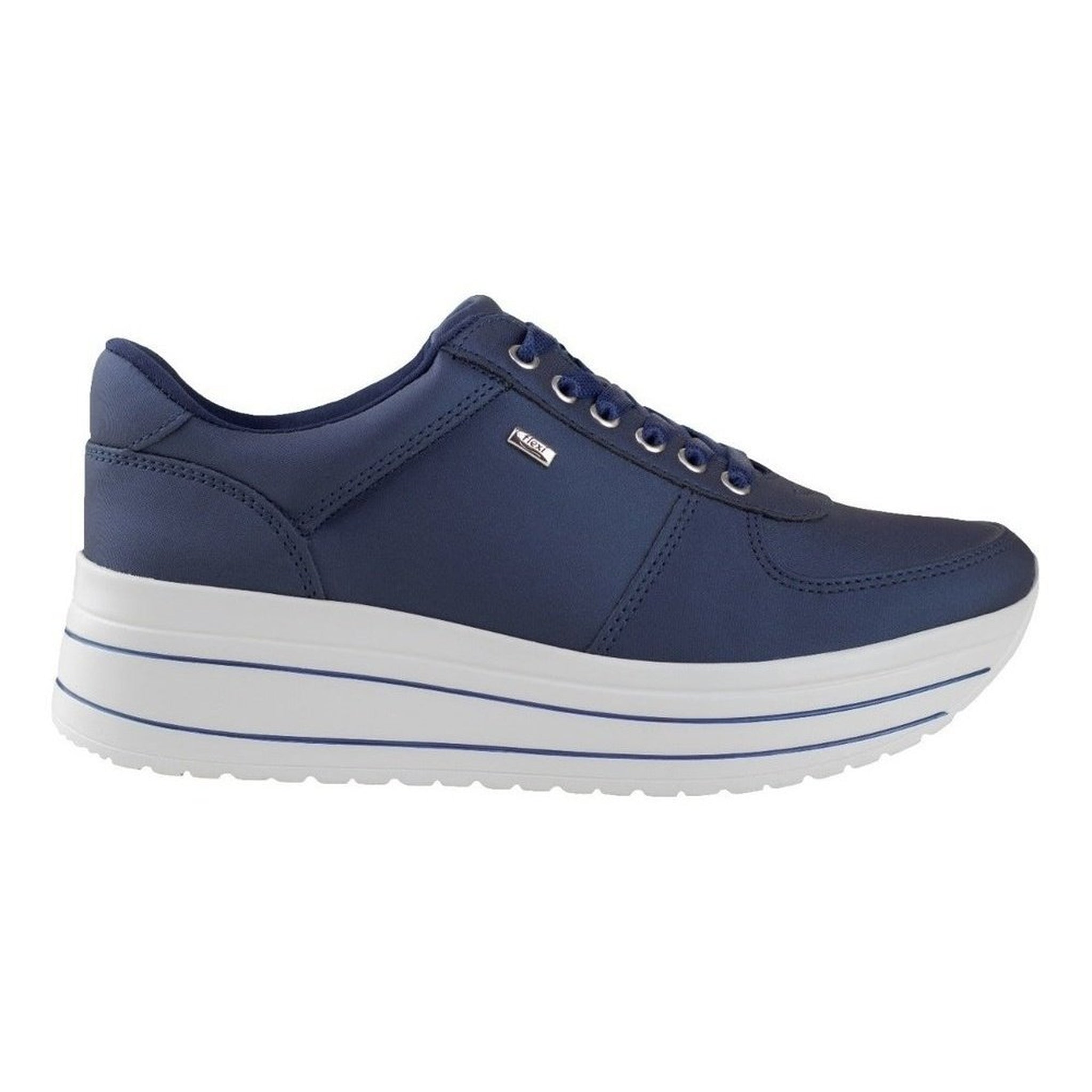 Tenis Flexi Mujer Urbanos Con Plataforma +4.5cm 101001 Azul