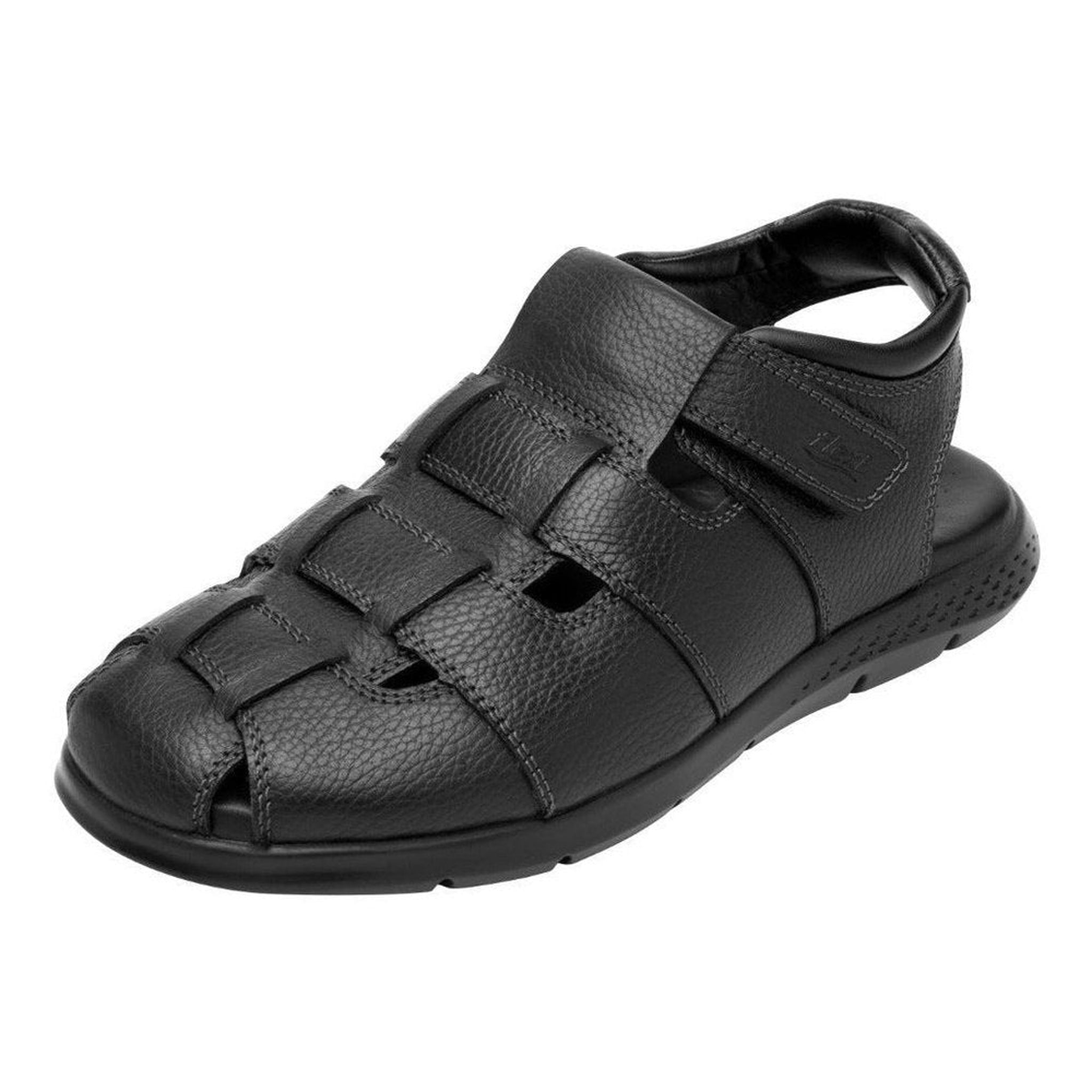 Sandalia Flexi Para Hombre 400015 Negro Comoda Recovery Foam