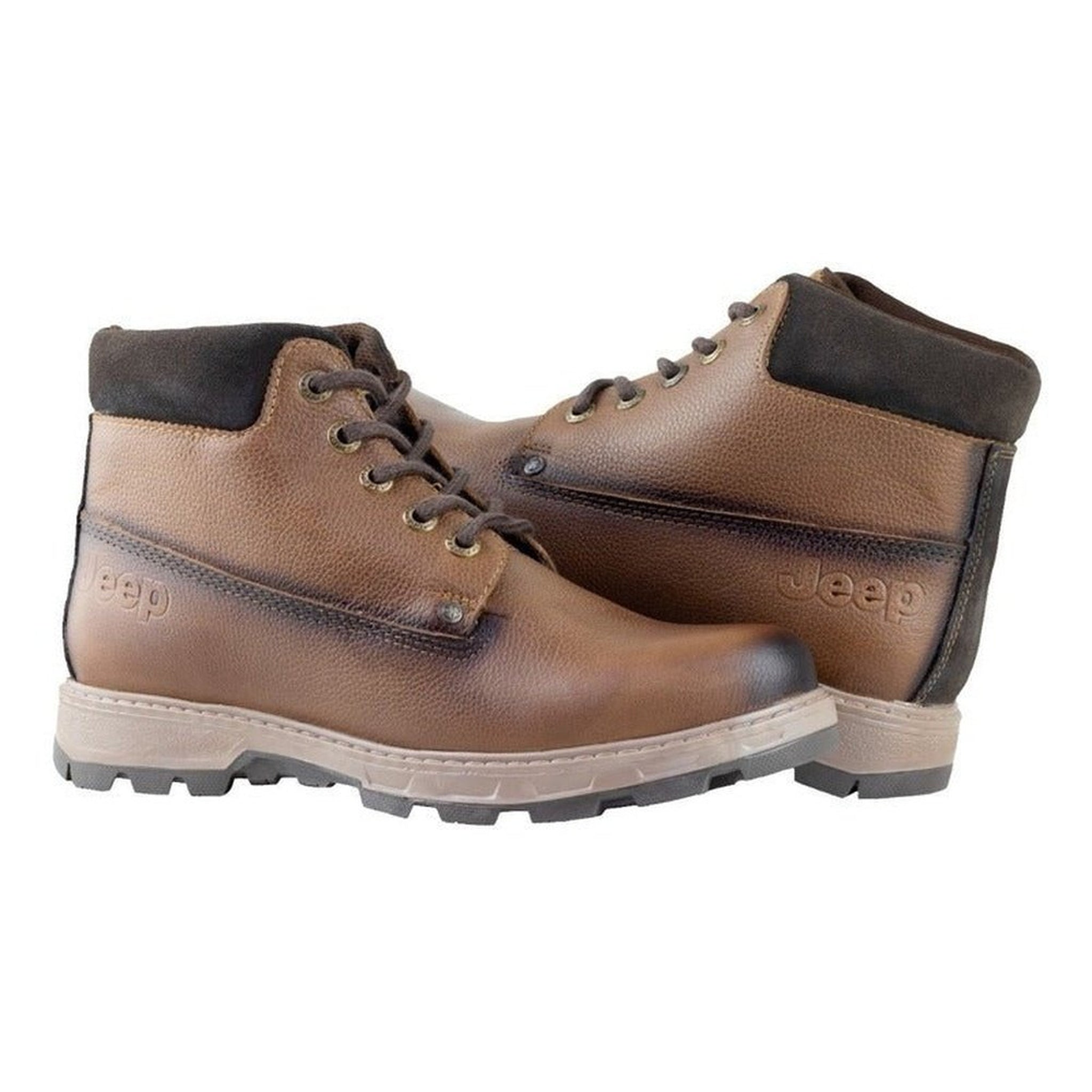 Botas Jeep Hombre Urbanas 16502 Graneado Bronce Original