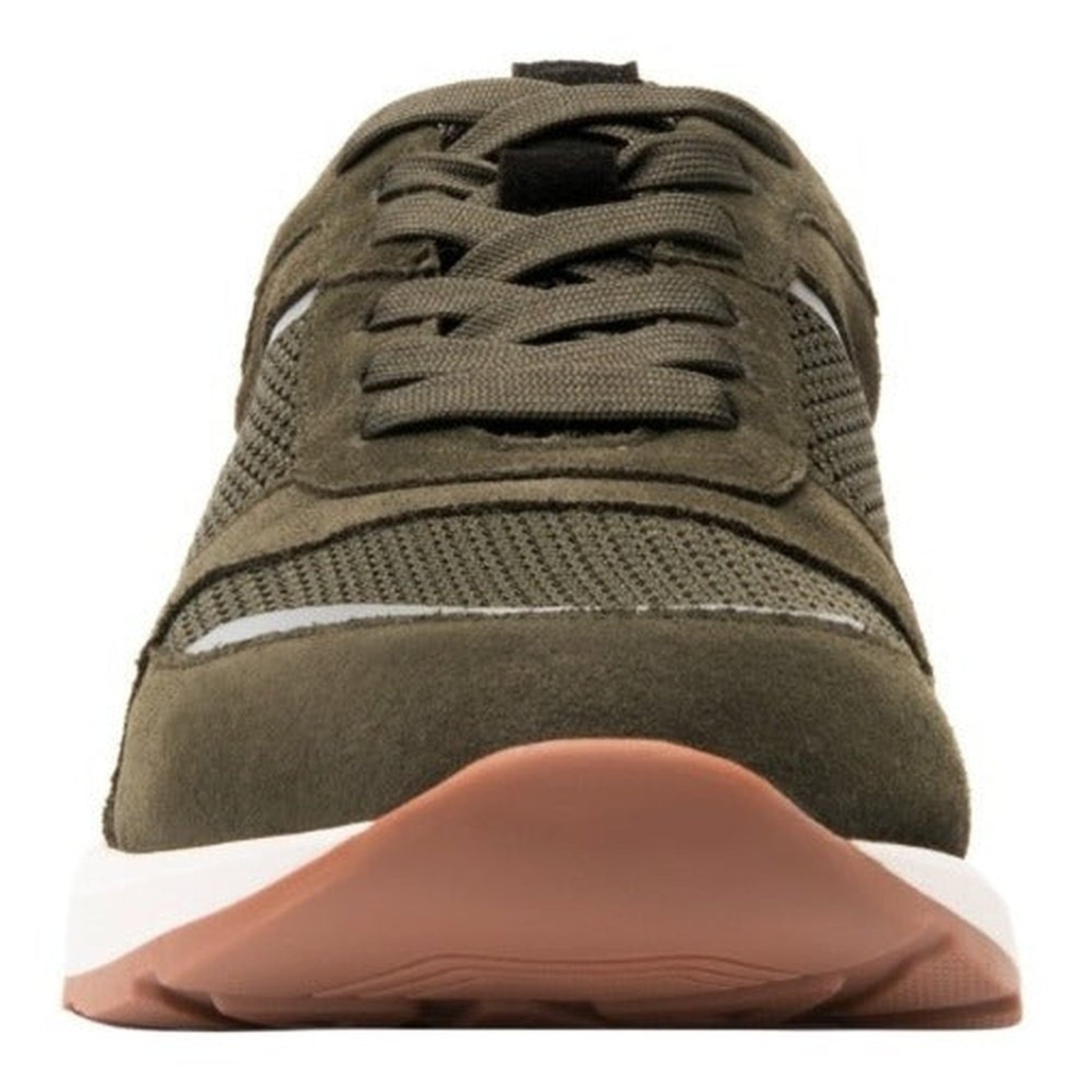Tenis Urbano Moda Flexi Hombre 406903 Olivo Gamuza Original