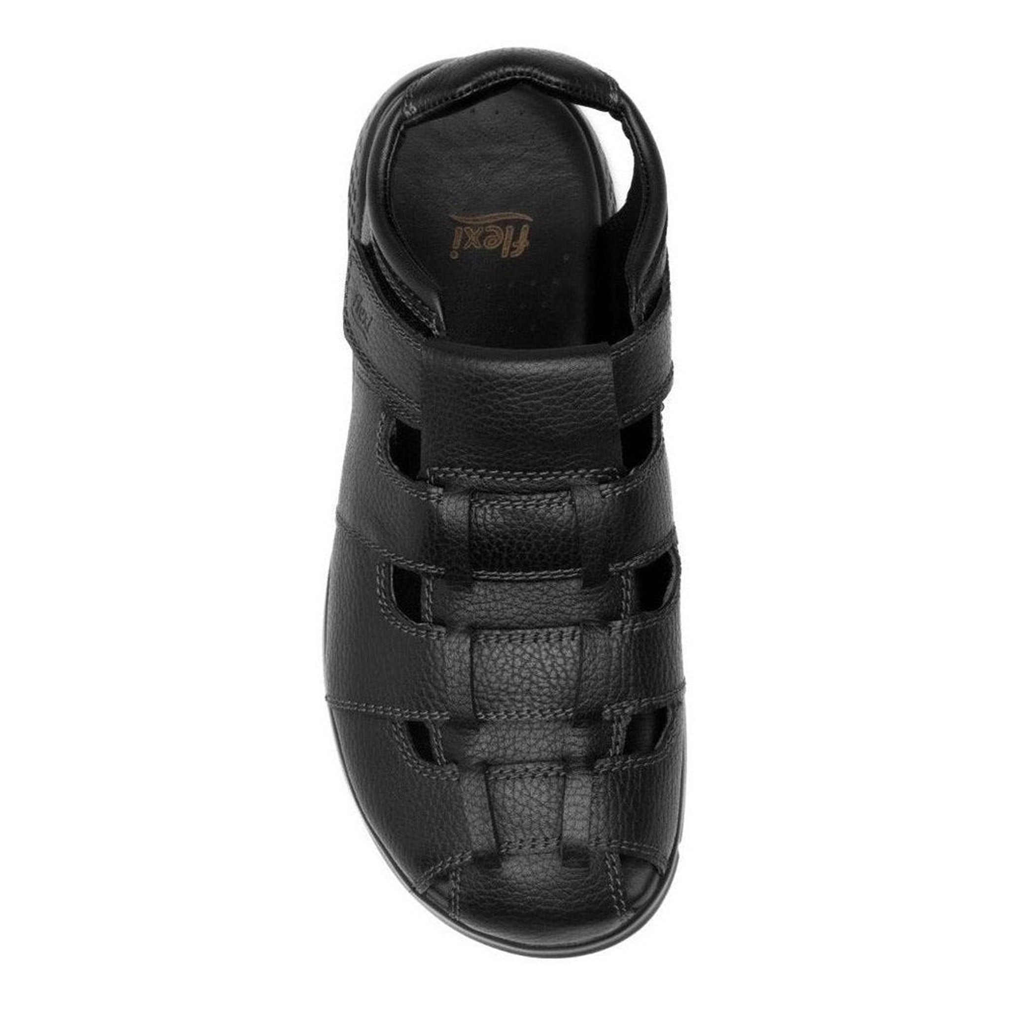 Sandalia Flexi Para Hombre 400015 Negro Comoda Recovery Foam