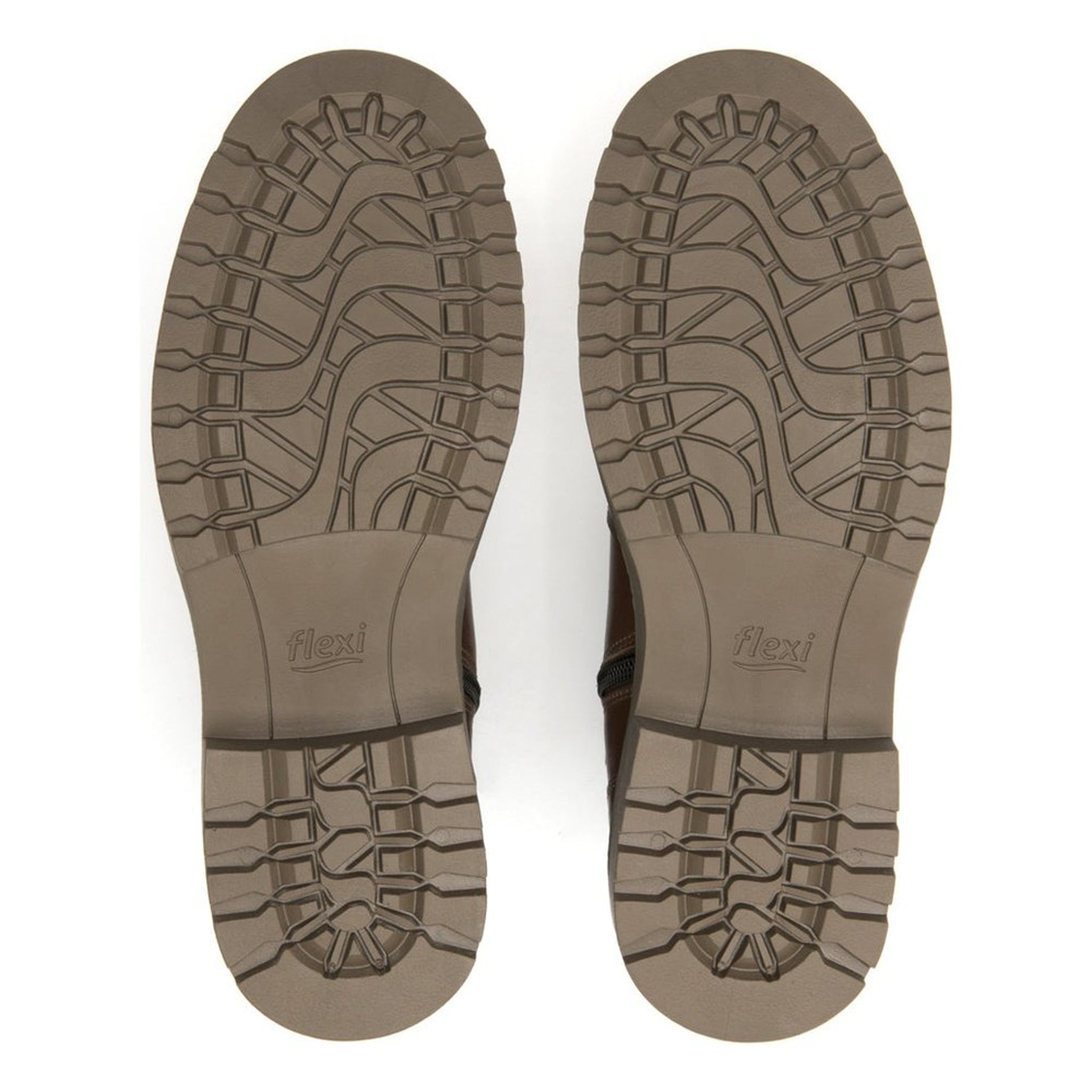 Botines Urbanos Flexi Mujer 37819 Cogñac Cierre Interno Piel
