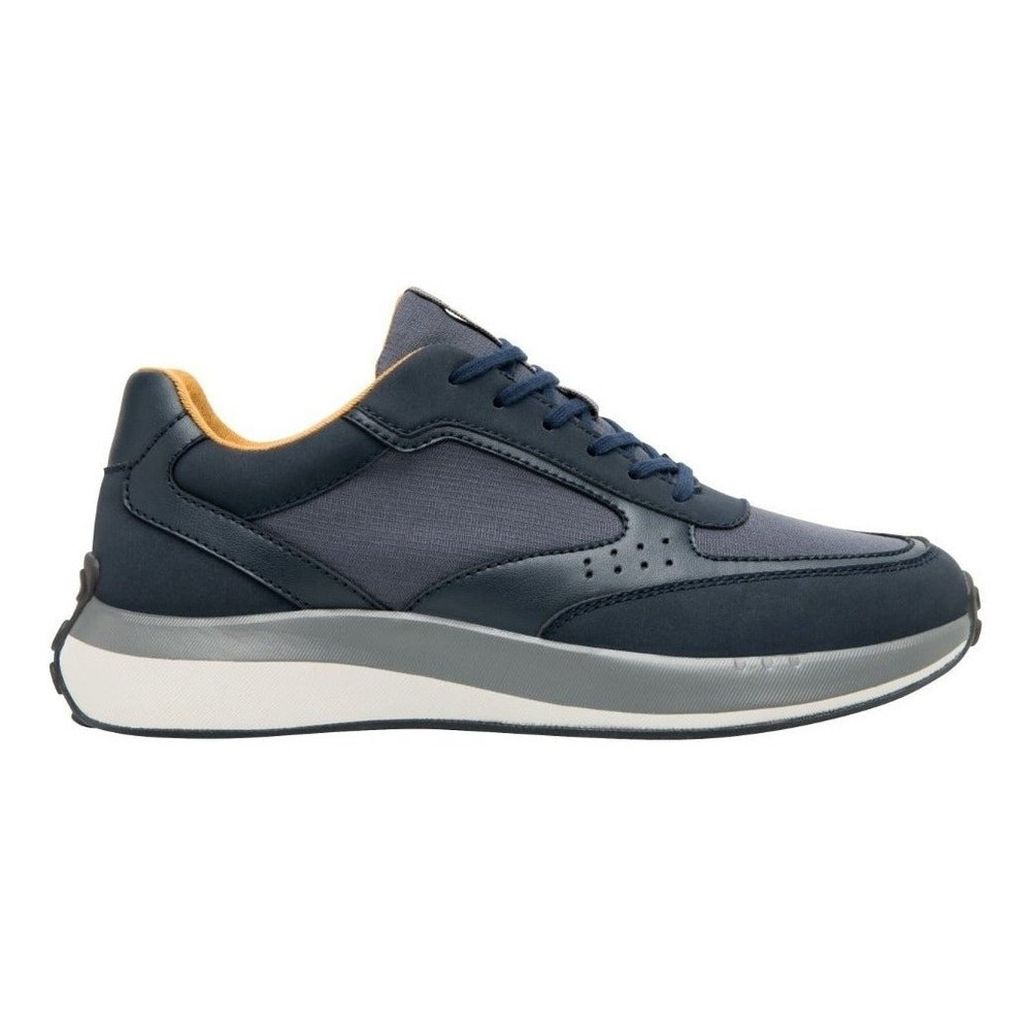 Tenis Casual De Hombre Flexi 413901 Azul Extra Comodo Sintet