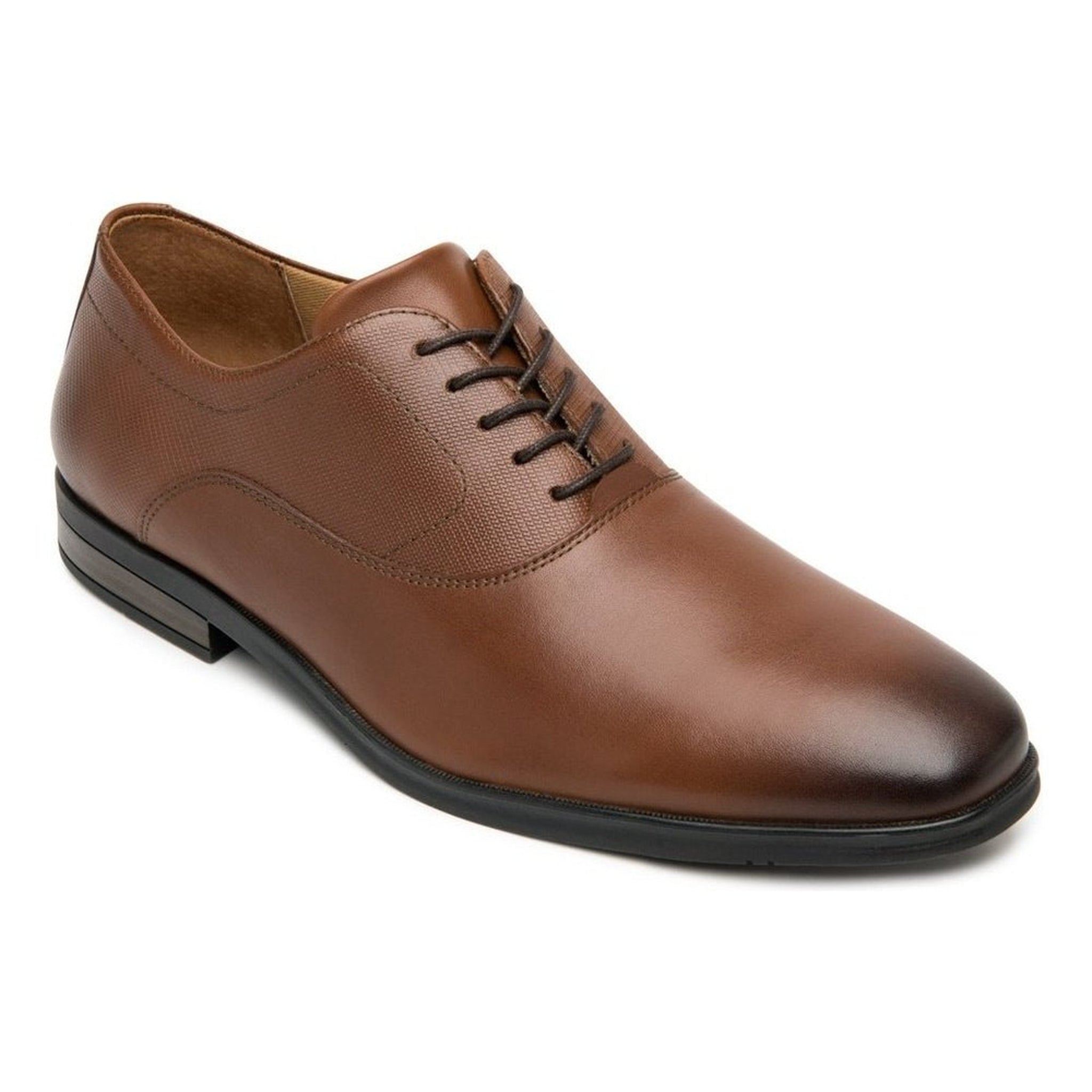 Zapato Flexi Vestir Oxford Para Hombre 413602 Tan Clasicos