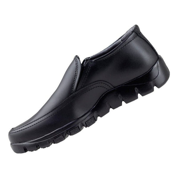 Zapato Escolar Estilo Mocasin Niño Chabelo C160-a Piel Negro