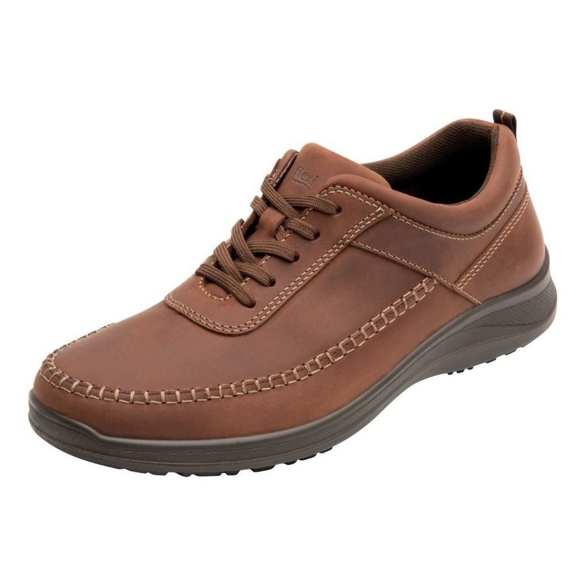 Zapato Flexi Casual Estilo Choclo De Hombre 50812 Tabaco