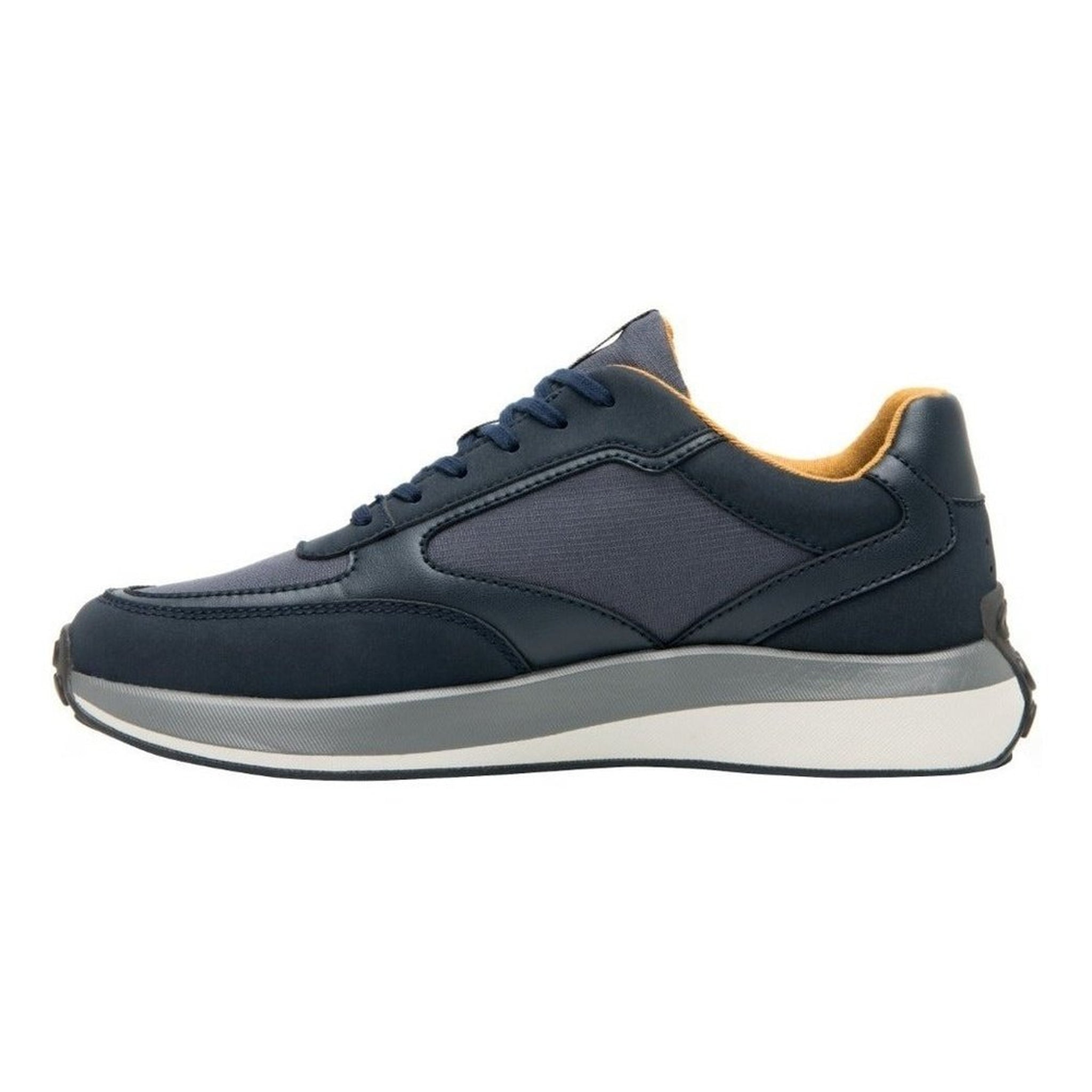 Tenis Casual De Hombre Flexi 413901 Azul Extra Comodo Sintet