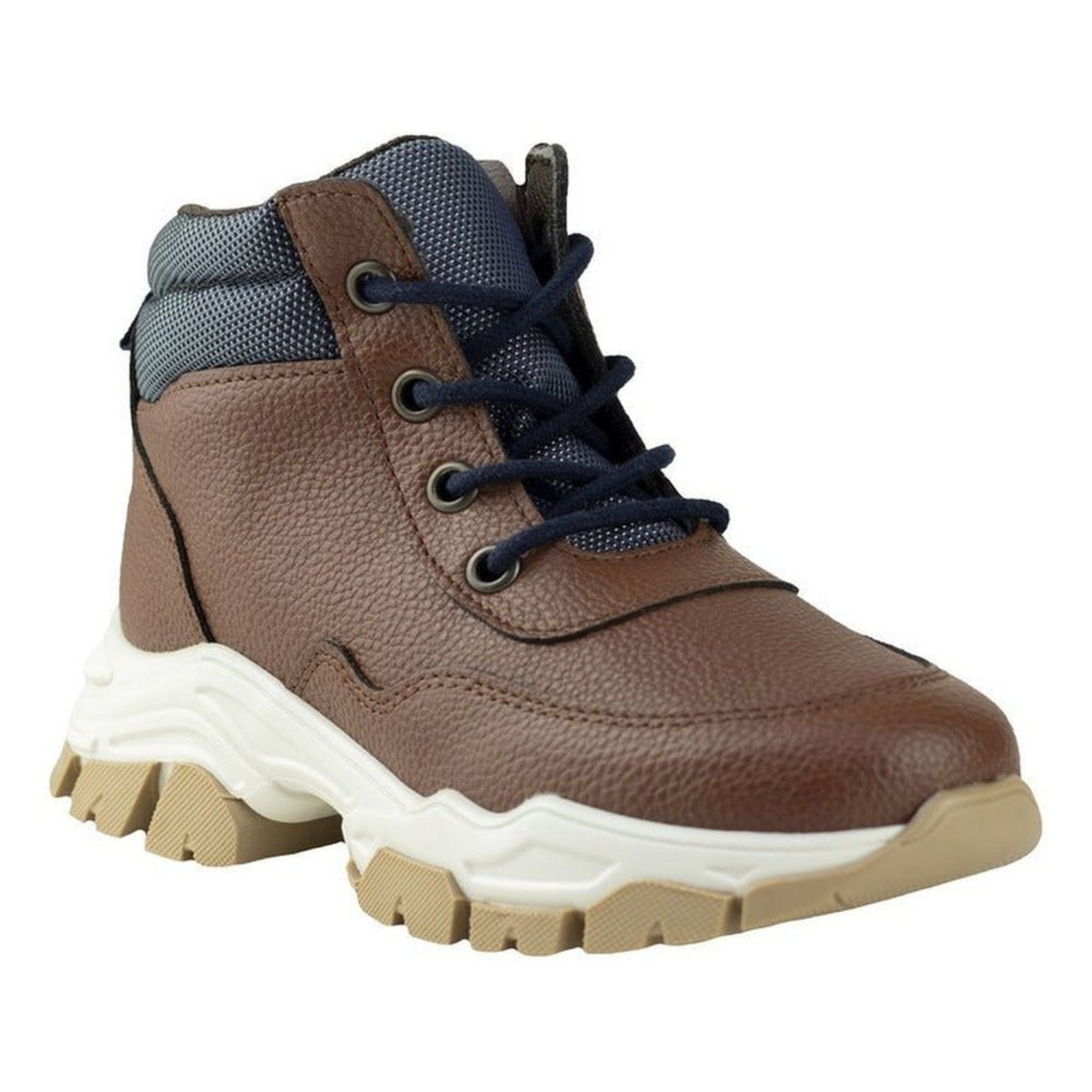 Botin Niño Chabelo Urbanos Outdoor C384-f Nuez Suela Gruesa